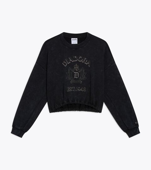 Sweatshirt aus Jersey - Cropped - Damen L. SWEAT AVENUE LAB I ANTHRAZIT - Diadora