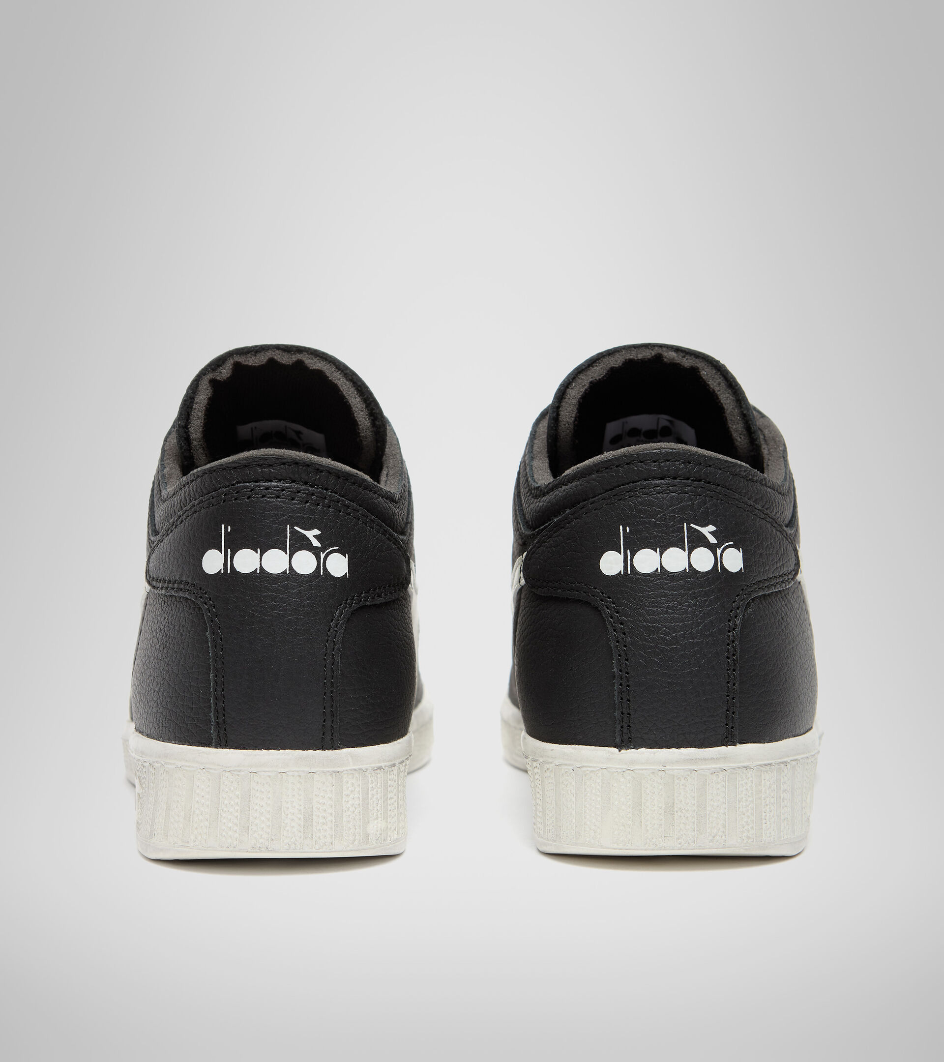 Scarpa sportiva - Unisex GAME L WAXED ROW CUT NERO/BIANCO/NERO - Diadora