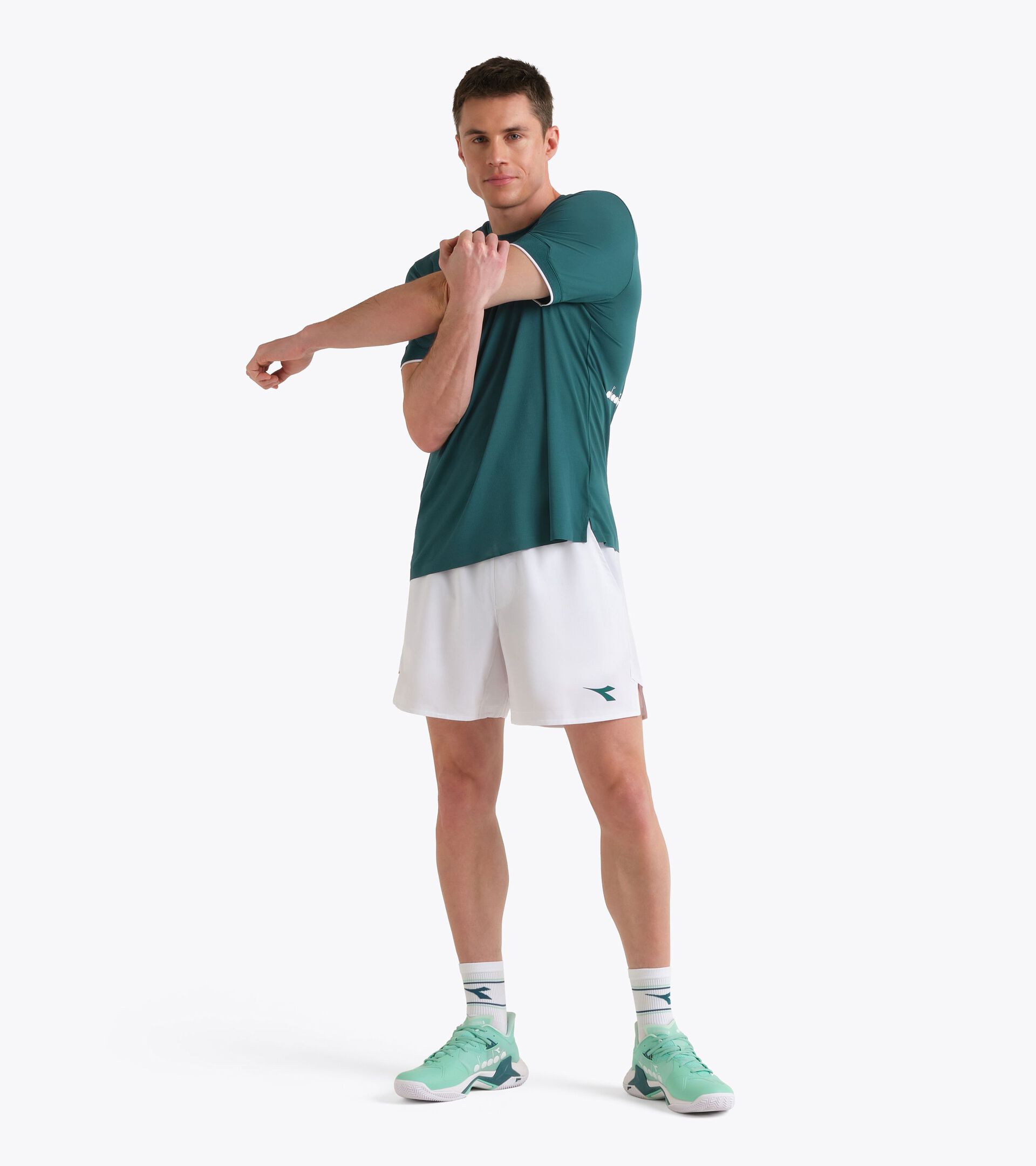 Pantalones cortos 6&rsquo;&rsquo; con tecnolog&iacute;a FIBRAZERO - Competici&oacute;n - Hombre
 SHORTS MATCH FIBRAZERO BLANCO VIVO - Diadora