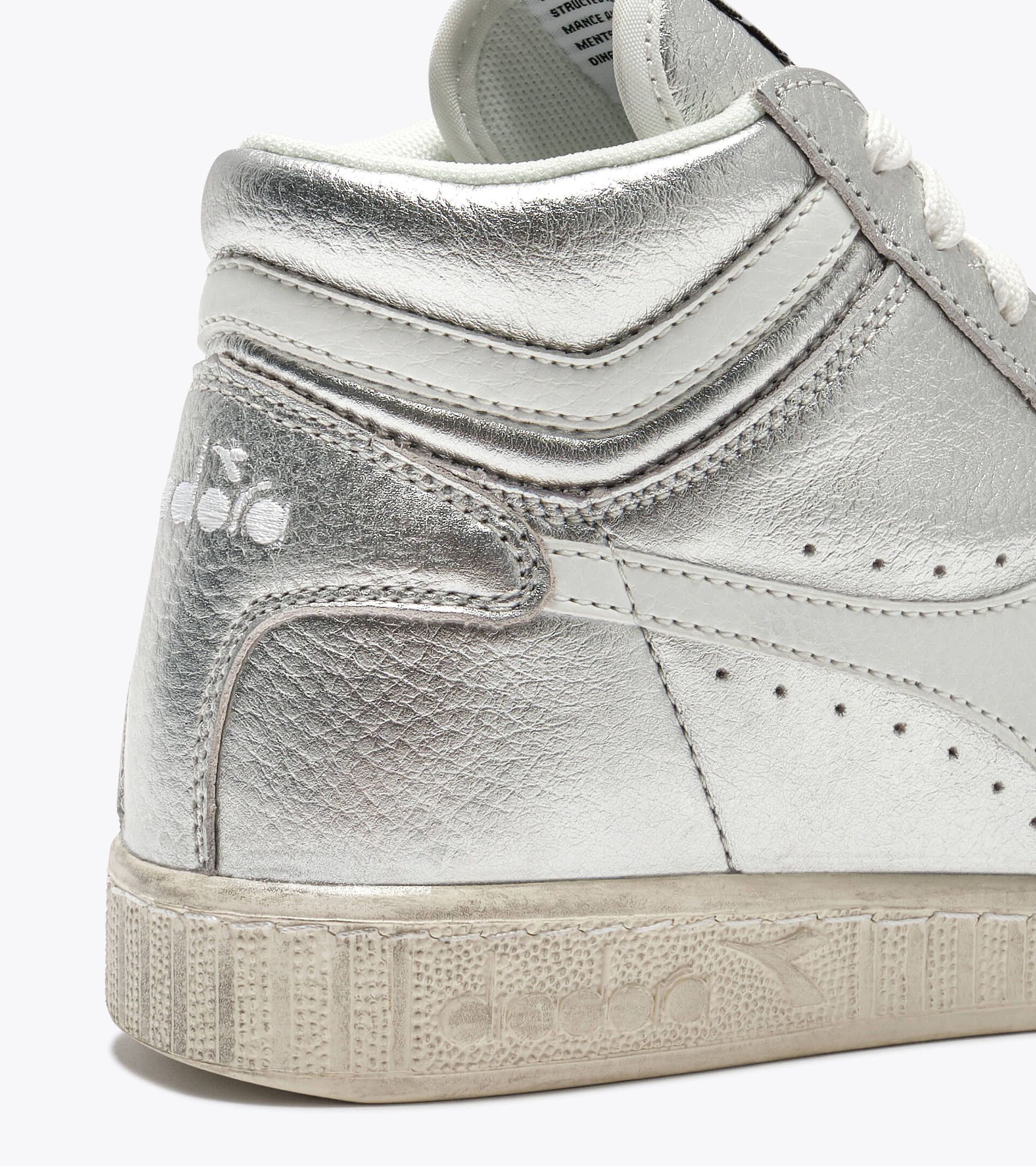 Retro-tennis sneaker - Women&rsquo;s GAME HIGH AURA WN SILVER - Diadora