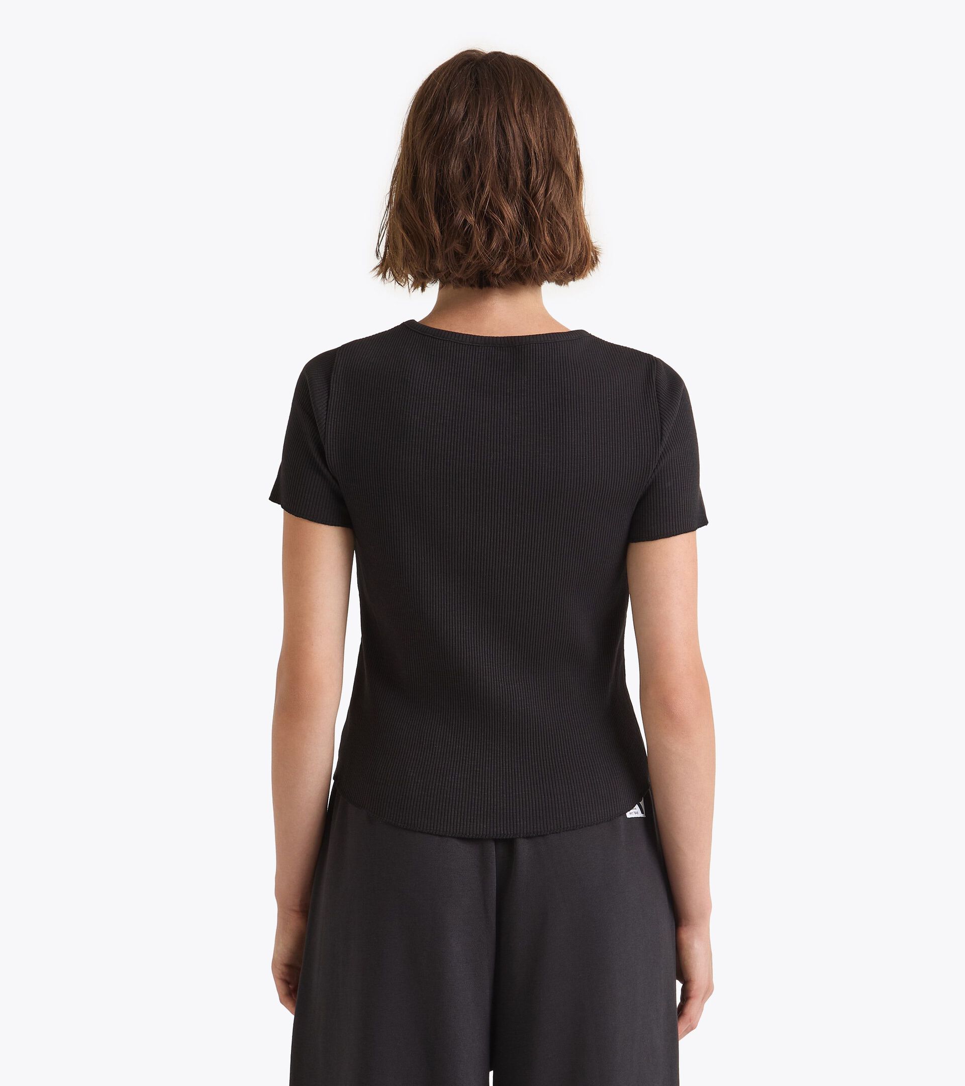 Sportswear t-shirt - Women’s
 L. T-SHIRT SS ATHL. LOGO BLACK - Diadora