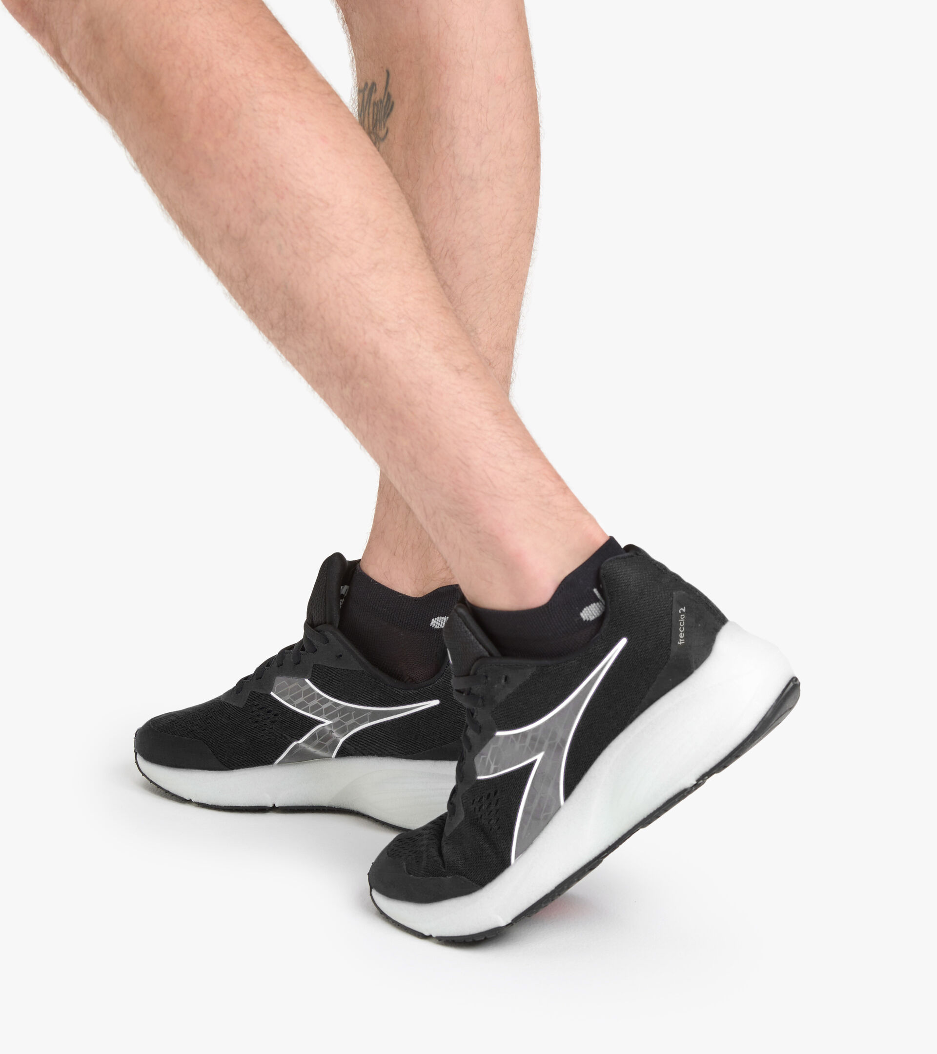 Laufschuh - Herren FRECCIA 2 NERO/ARGENTO/BIANCO OTTICO - Diadora