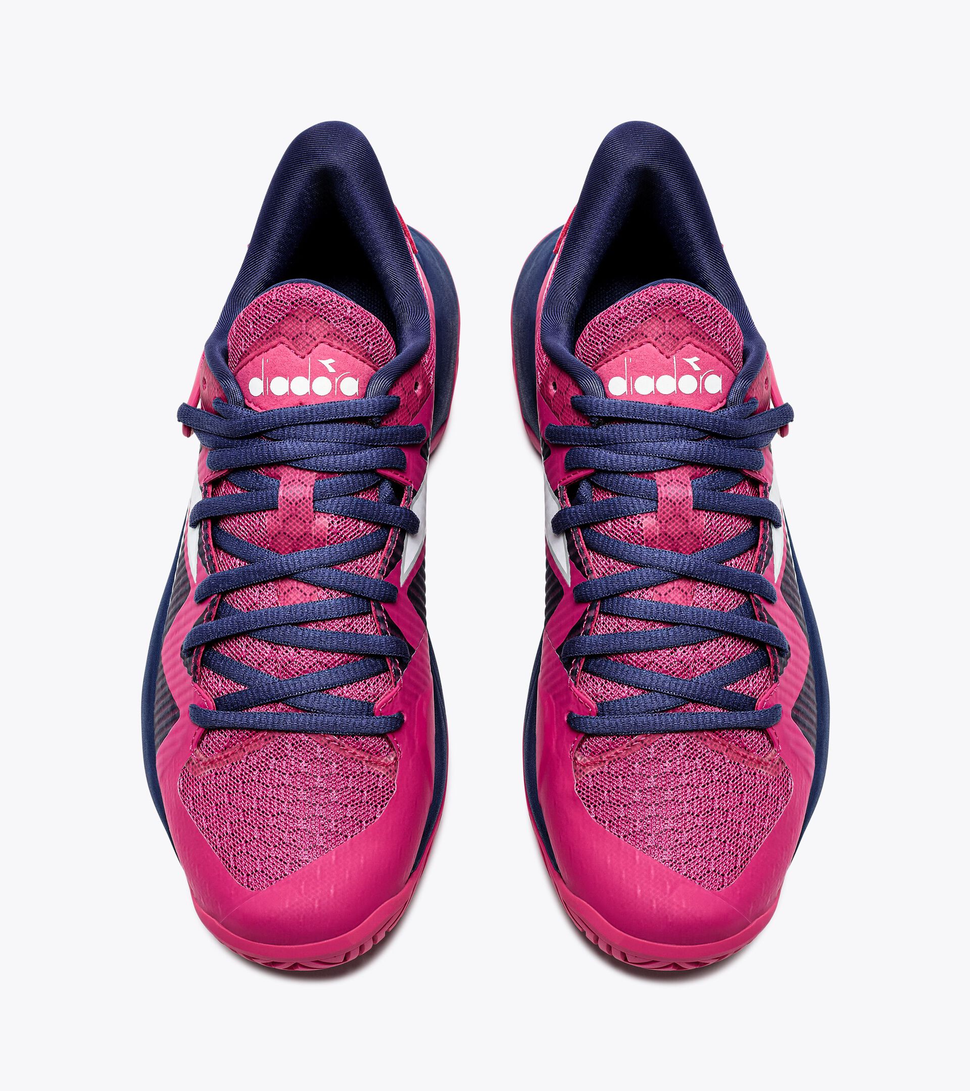 Tennis shoes for hard surfaces or clay courts - Women B.ICON 2 W AG PINK YARROW/WHITE/BLUEPRINT - Diadora