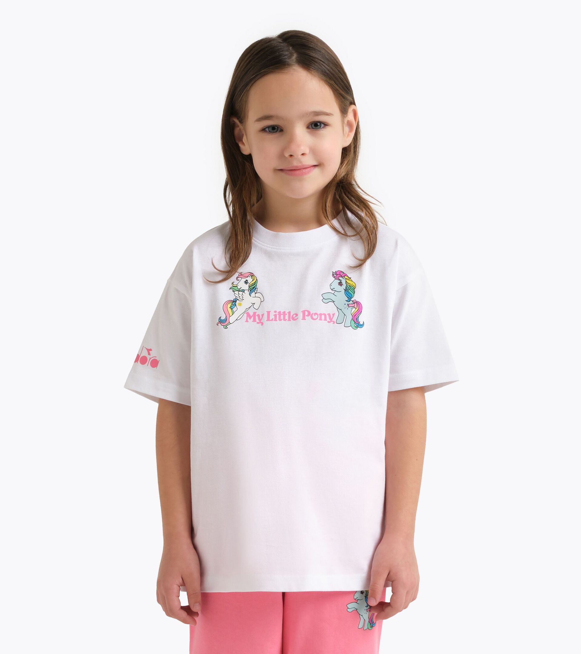 My Little Pony T-shirt - Boys and girls JU. T-SHIRT SS MY LITTLE PONY OPTICAL WHITE - Diadora