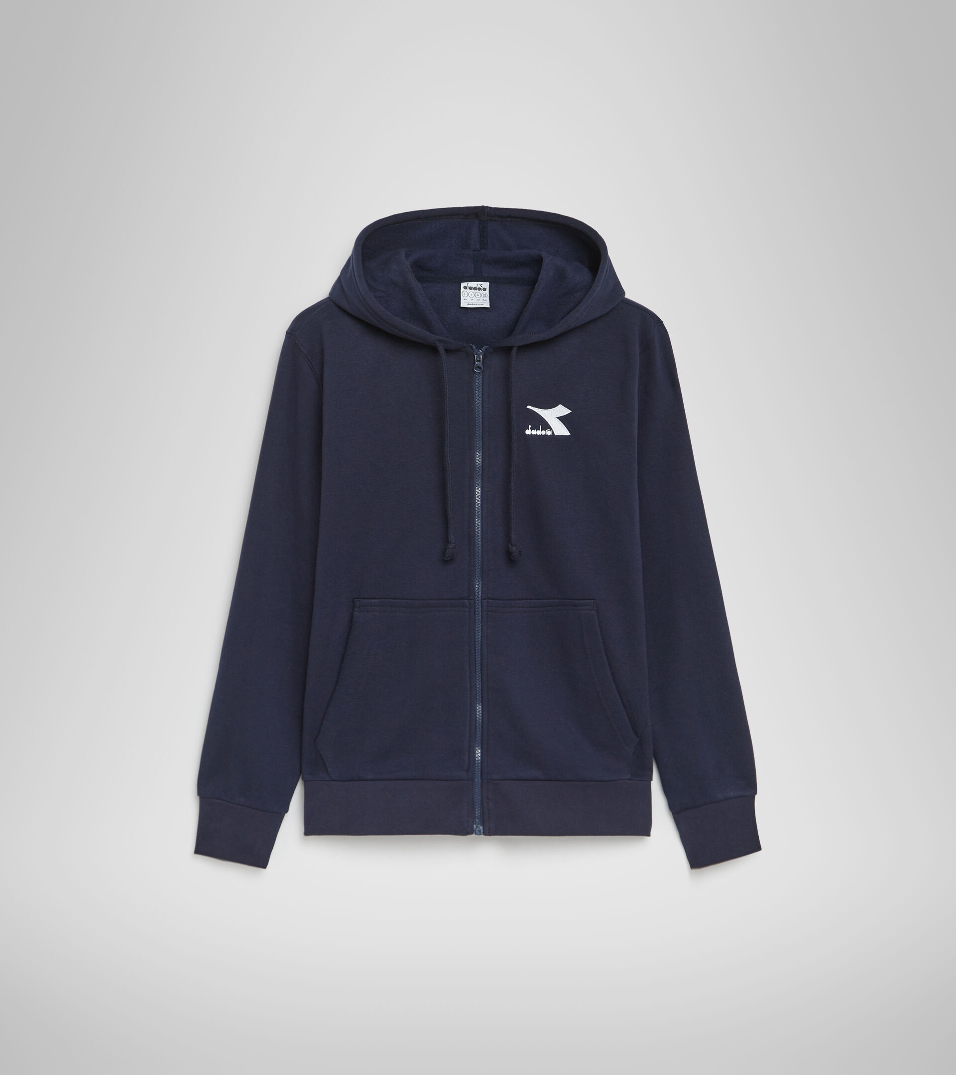 Hoodie - Herren HOODIE FZ CORE MARINEBLAU - Diadora