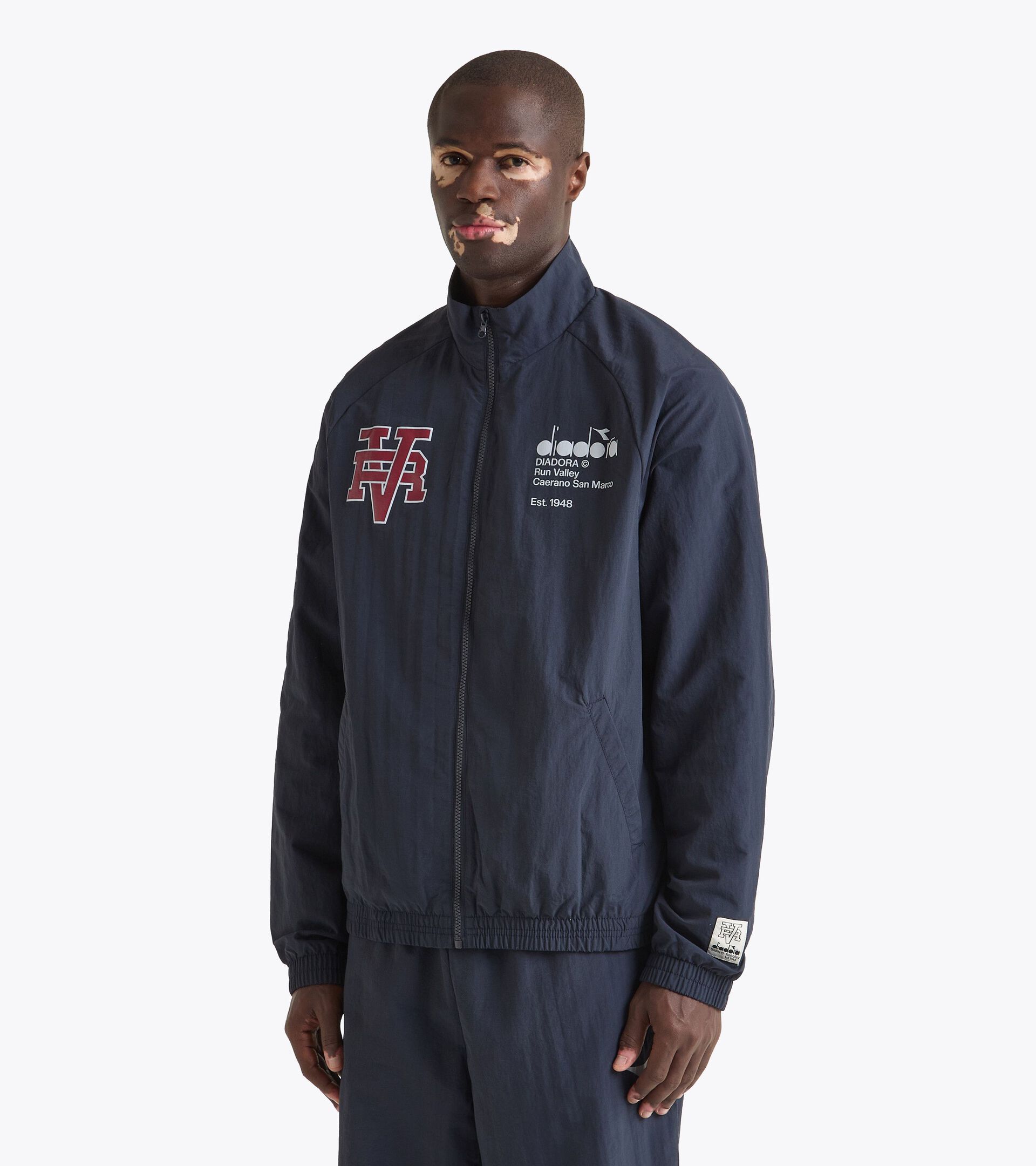 TRACK JACKET RUN VALLEY, BLUE DENIM, hi-res