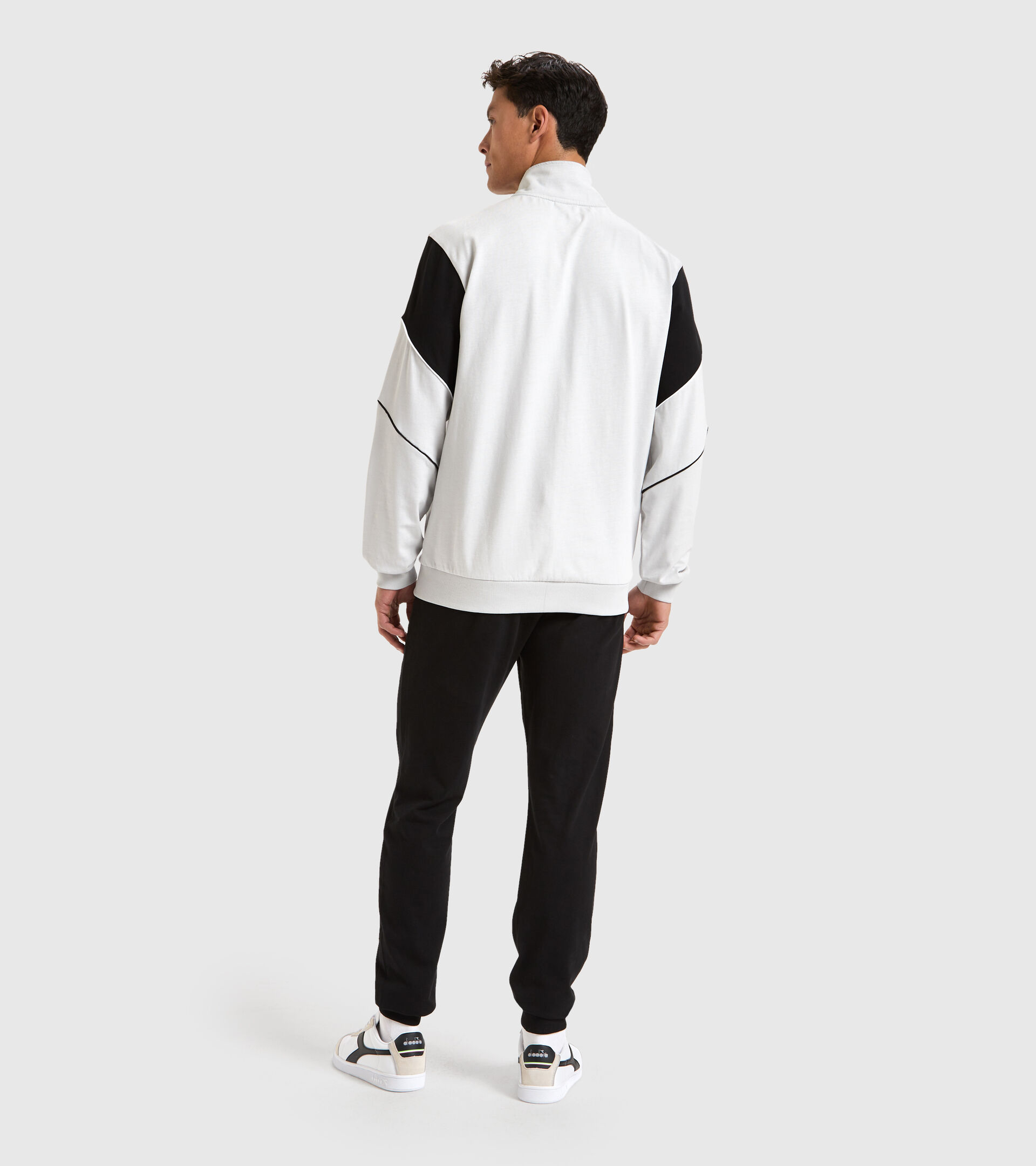 Chándal de punto de algodón - Hombre TRACKSUIT FZ CORE ROCA LUNAR - Diadora