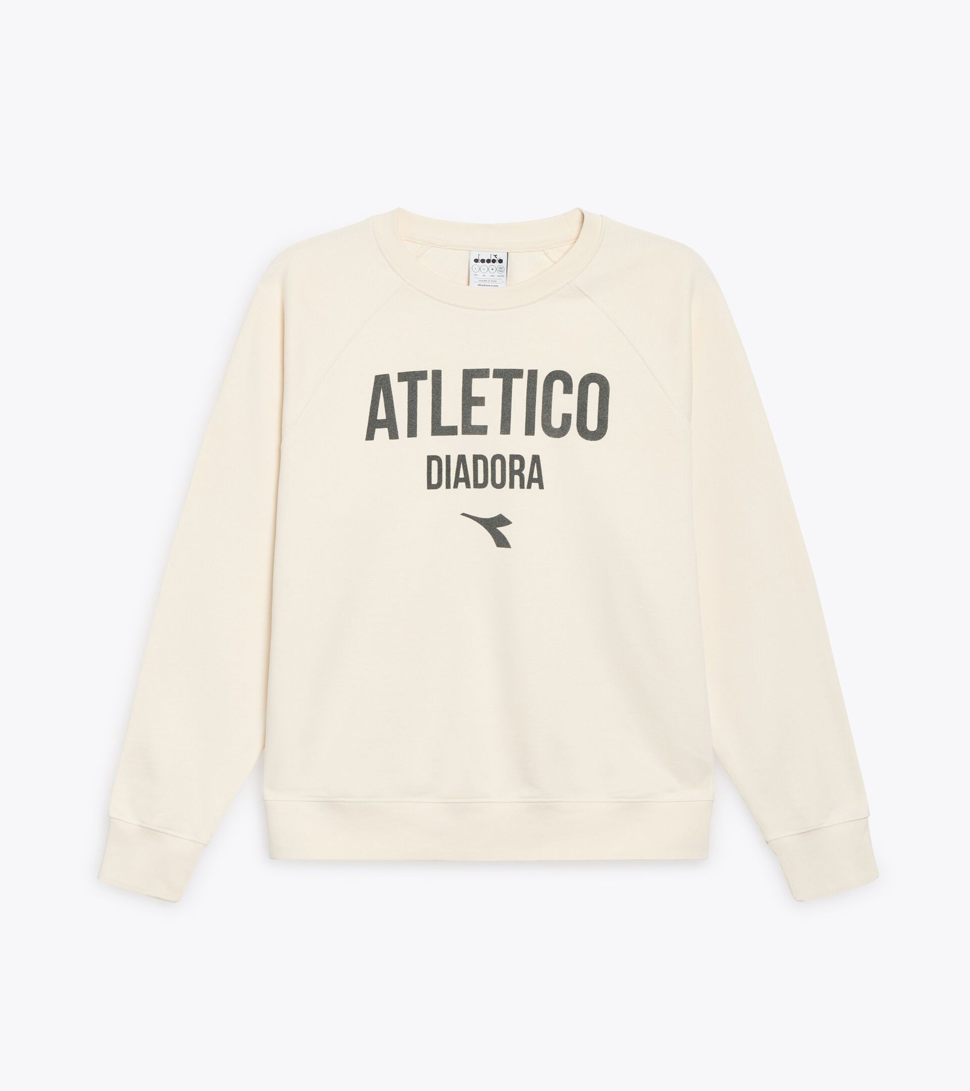 Legacy crewneck - Made in Italy - All-gender SWEATSHIRT LEGACY WHITE ALYSSUM - Diadora