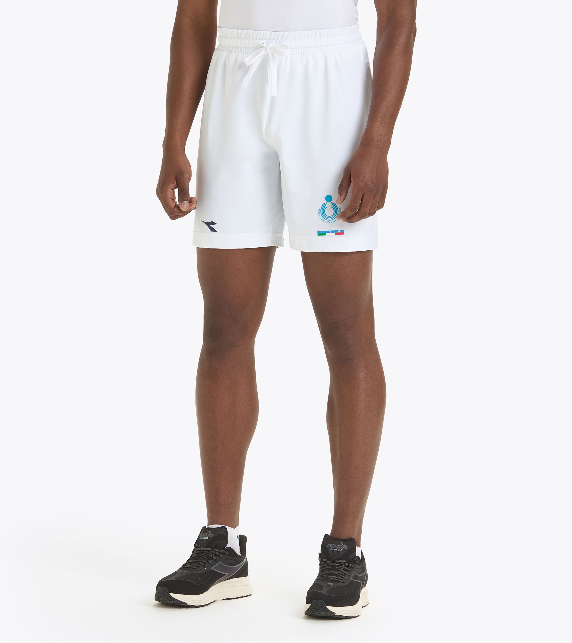Short de compétition homme - Équipe Nationale de Beach Volley SHORT GARA UOMO BV ITALIA BLANC VIF - Diadora