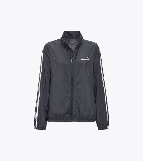 L. MULTILAYER JACKET BE ONE, BLACK Running windproof jacket - Women L. MULTILAYER JACKET BE ONE BLACK - Diadora