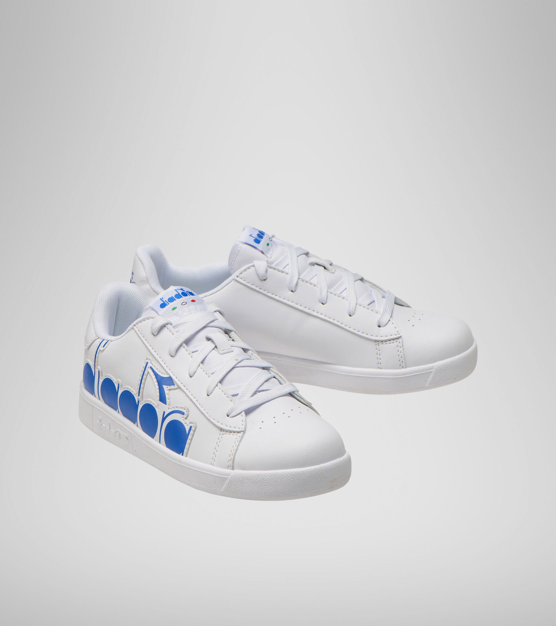 Sports shoe - Unisex kids GAME P BOLDER GS WHITE/MICRO BLUE - Diadora