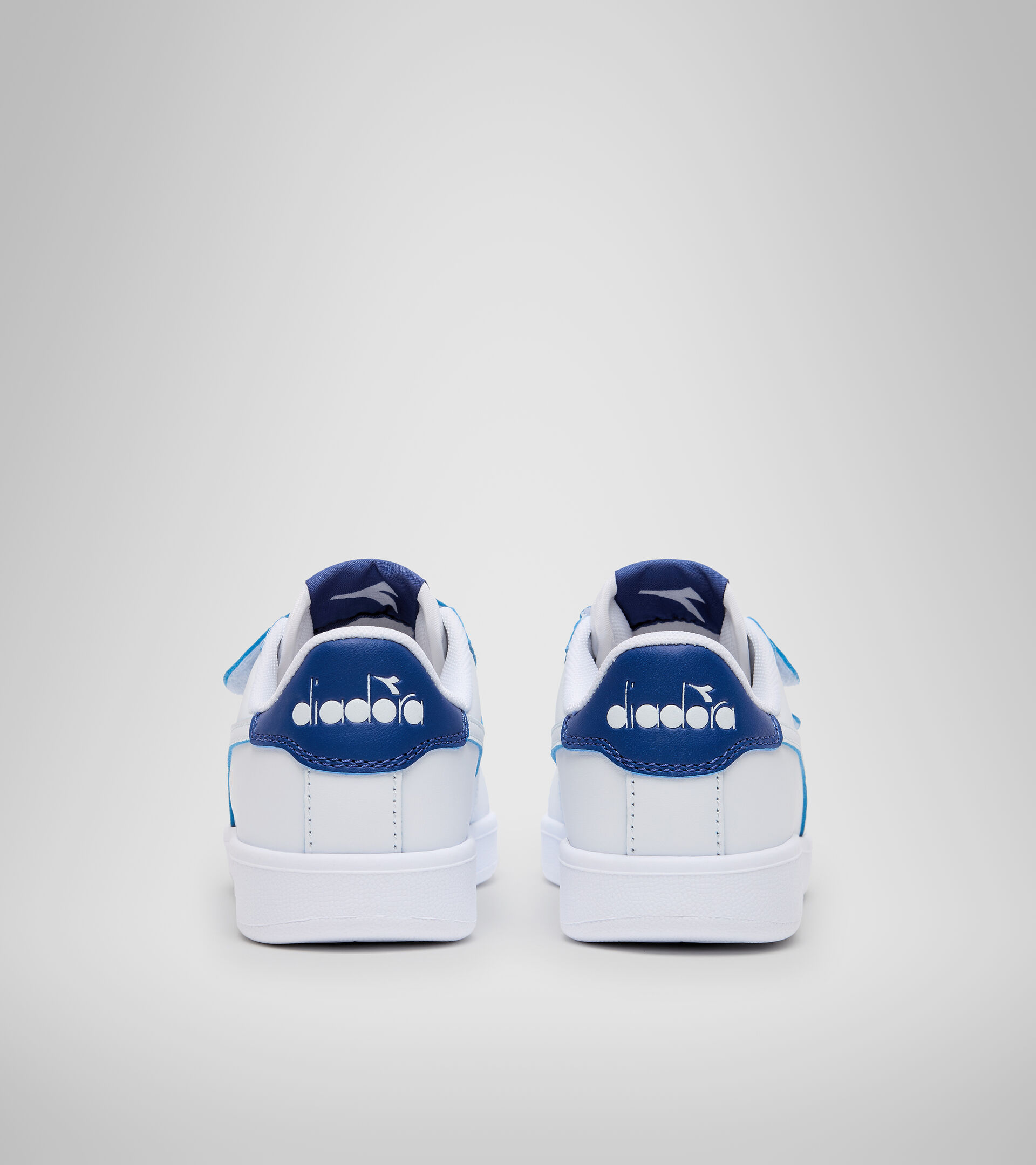 Sports shoes - Kids 4-8 years GAME P SMASH PS WHITE/BLUE EYES - Diadora
