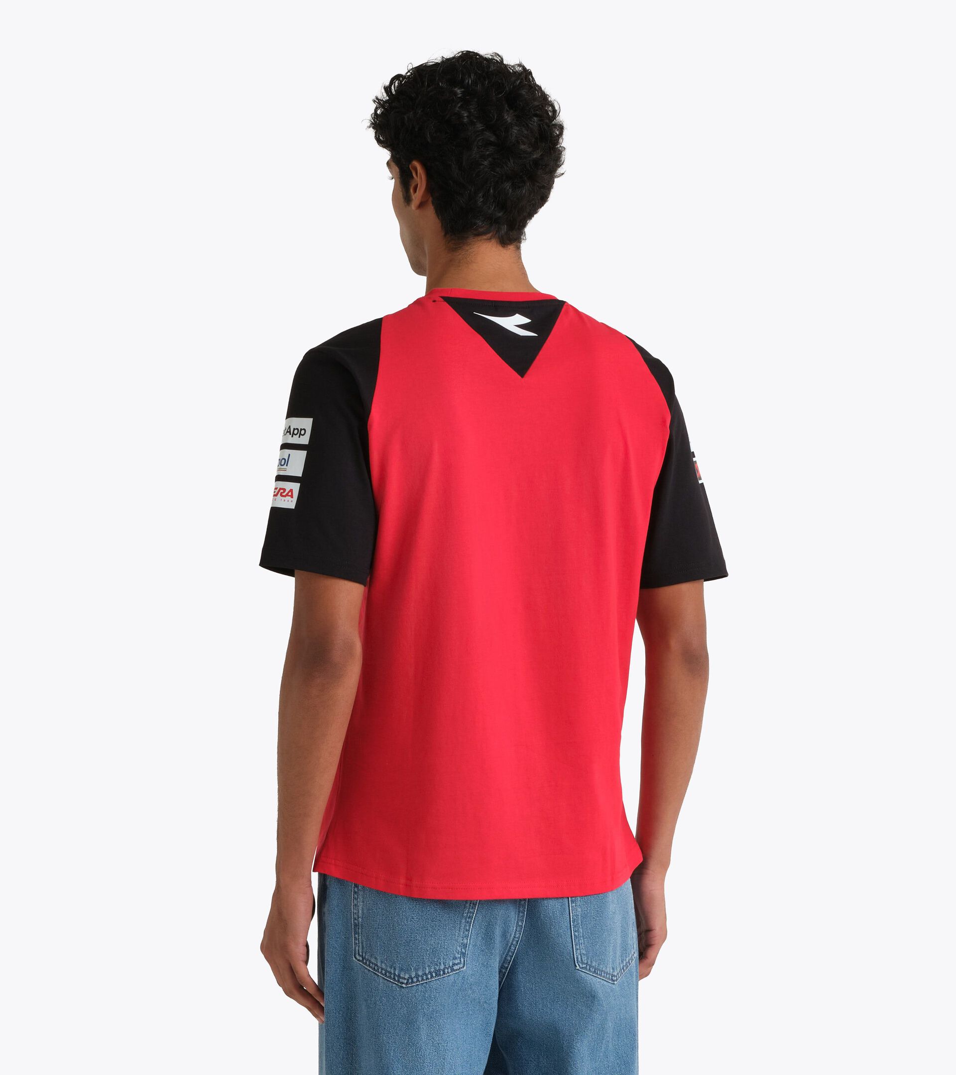 Sporty Ducati 2026 MotoGP replica T-Shirt - Men&rsquo;s T-SHIRT DUCATI REPLICA MGP26 DUCATI MGP RED/BLACK - Diadora