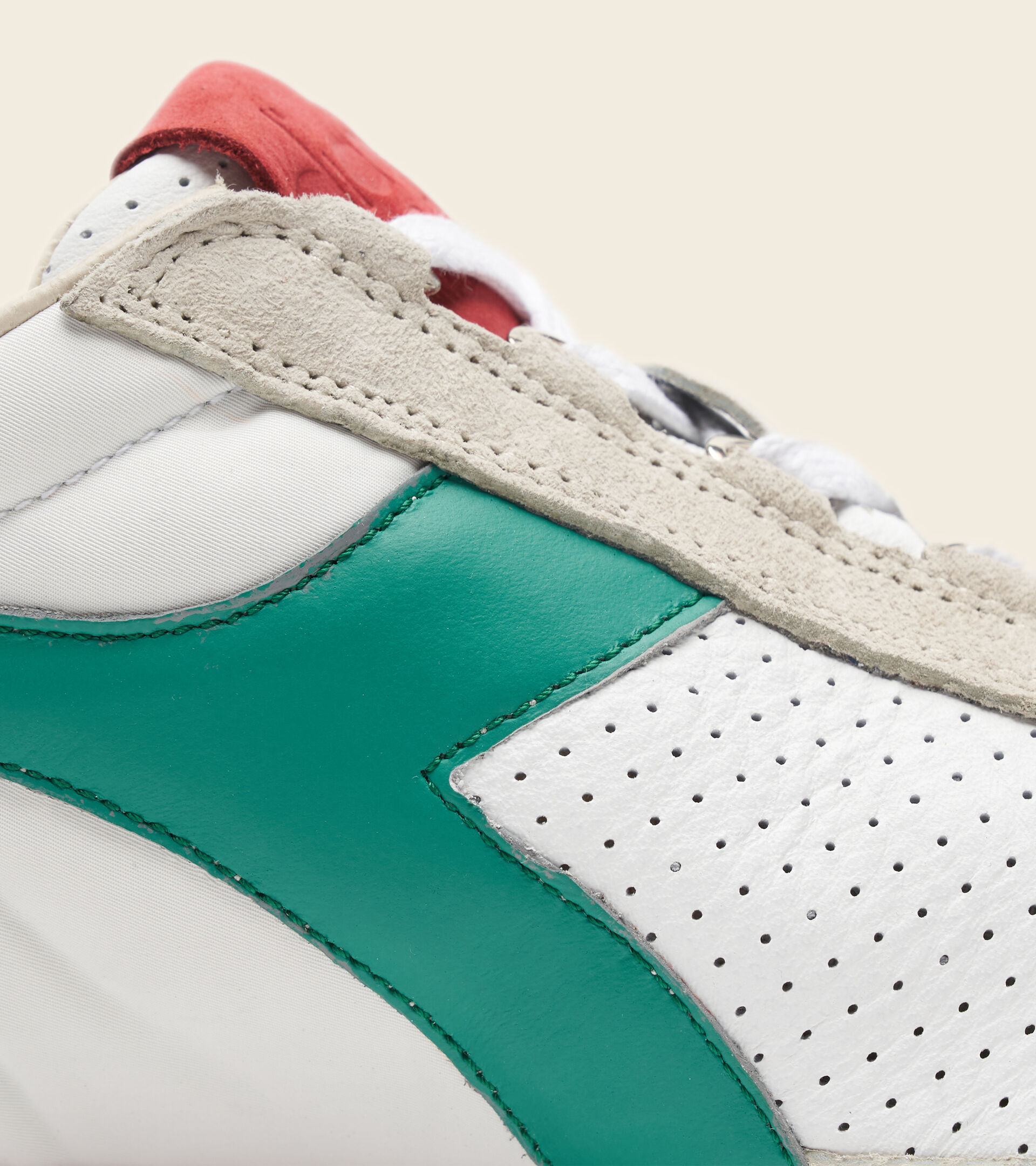Made in Italy Heritage Shoe - Men EQUIPE ITALIA WHITE/GREENLAKE - Diadora