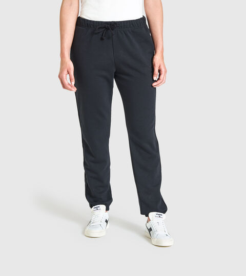 Sports trousers - Women L.PANTS CUFF CORE BLACK - Diadora