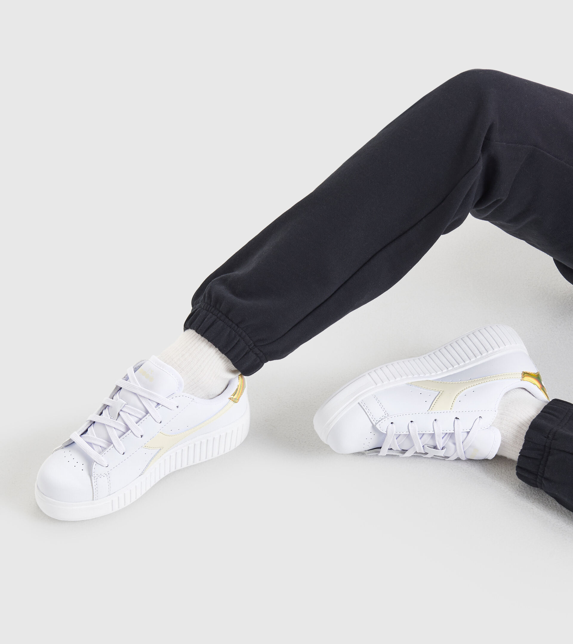Zapatilla deportiva - Niños 4-8 años GAME STEP PS BLANCO/ORO MARRON - Diadora