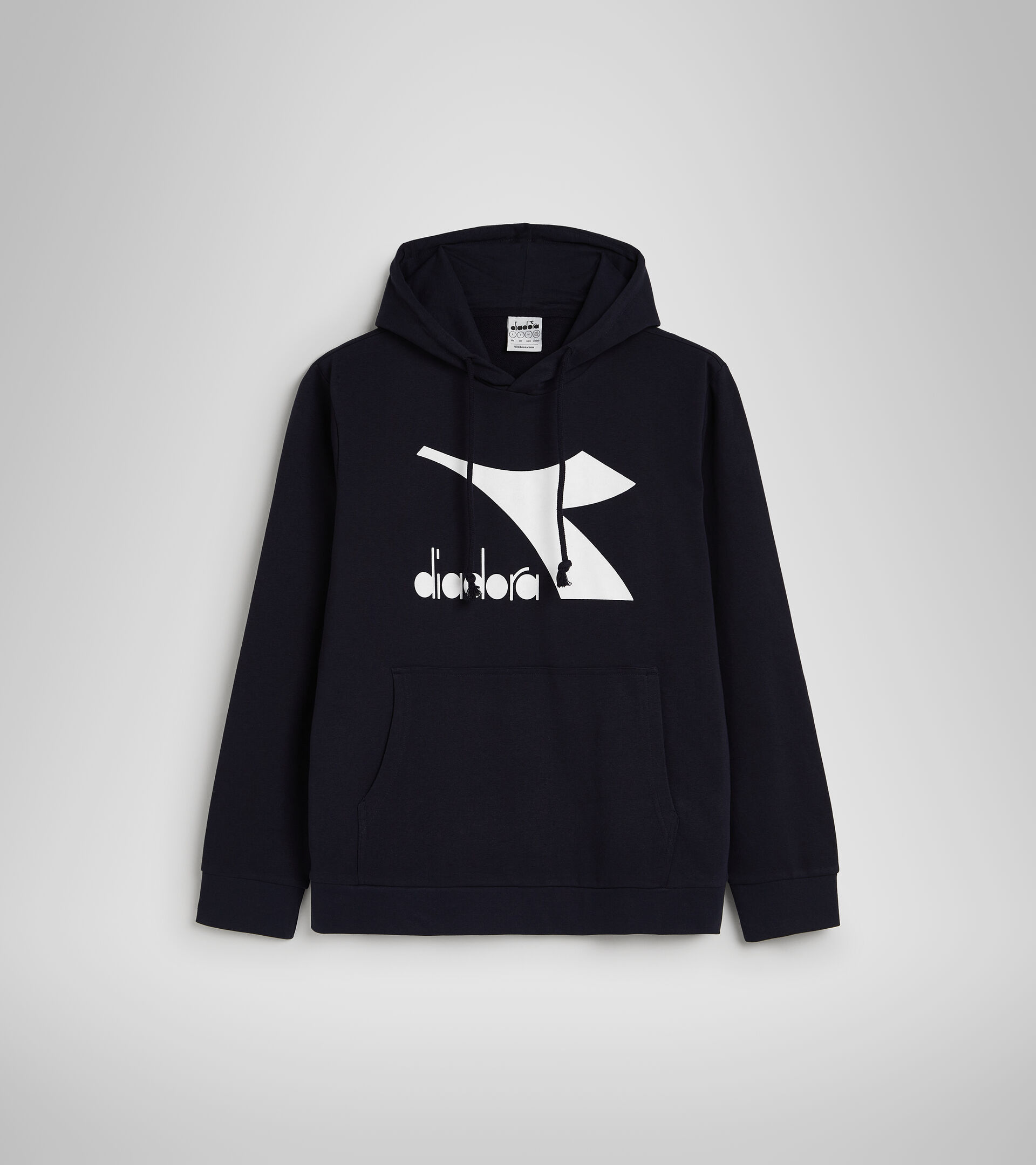 Cotton hoodie - Men HOODIE CHROMIA CLASSIC NAVY - Diadora
