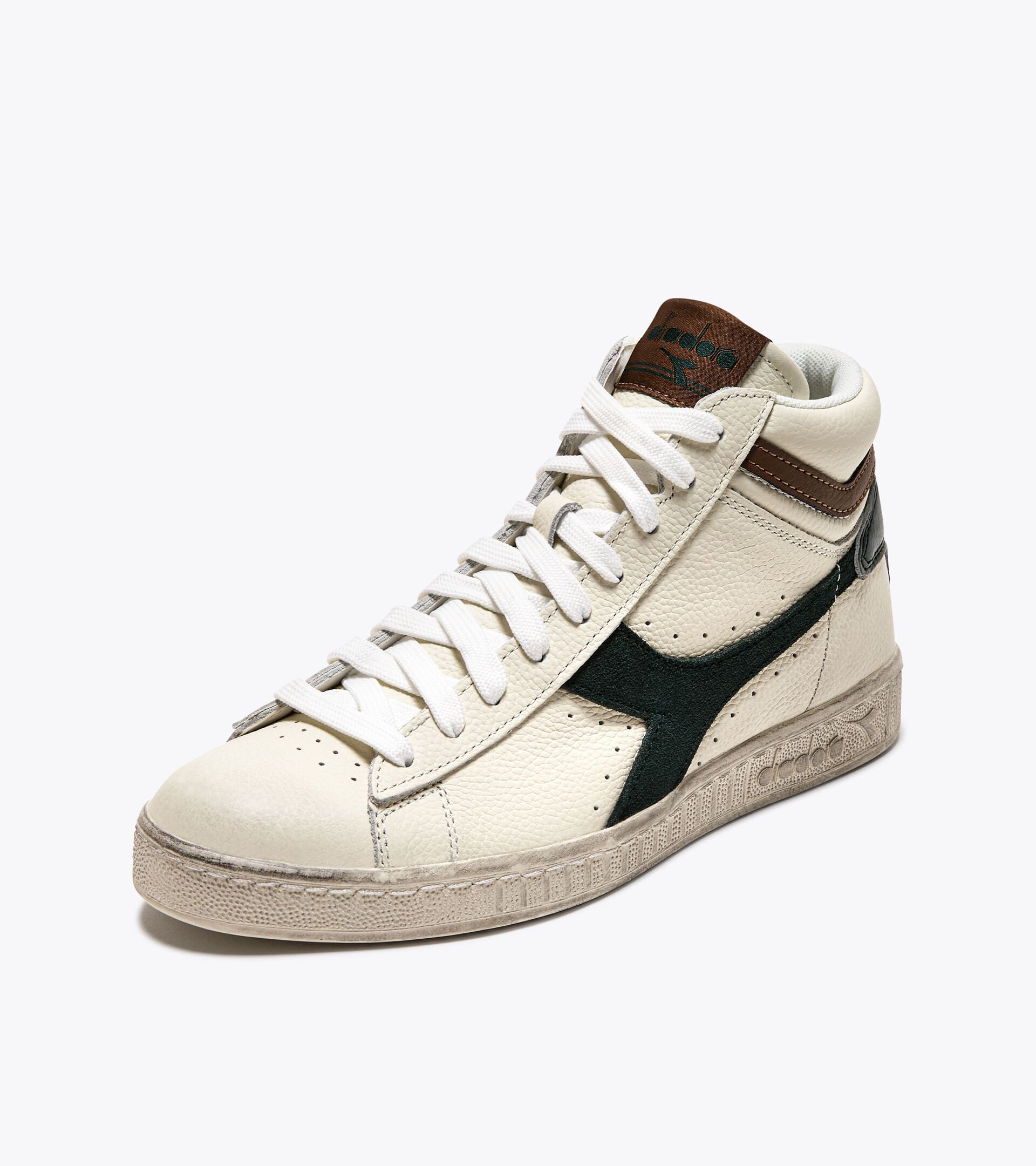 Sporty sneakers - All-Gender GAME L HIGH WAXED SUEDE POP SCARAB - Diadora