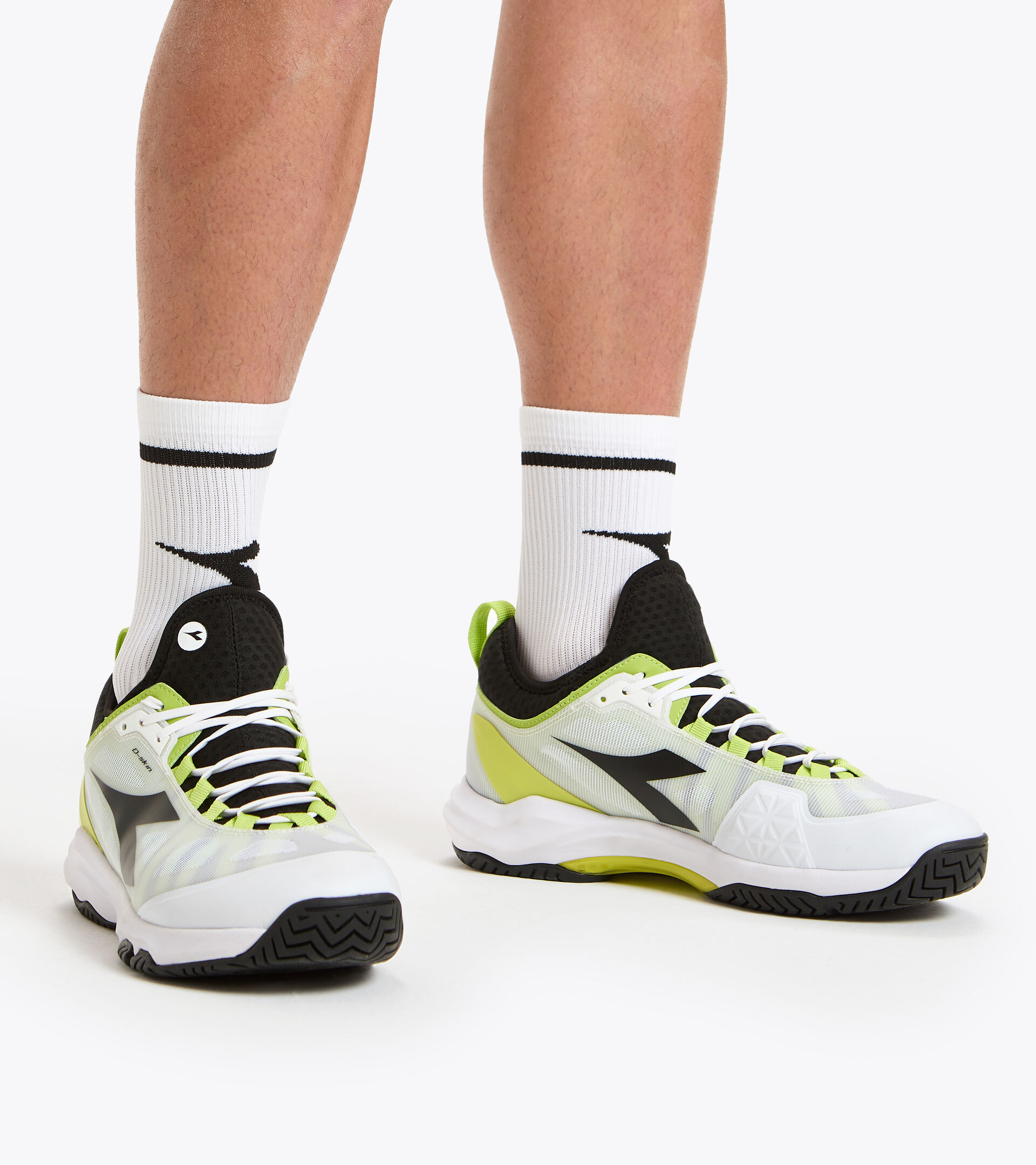 Footwear Sport UOMO SPEED BLUSHIELD FLY 3 + AG WHITE/BLACK/LIME GREEN Diadora