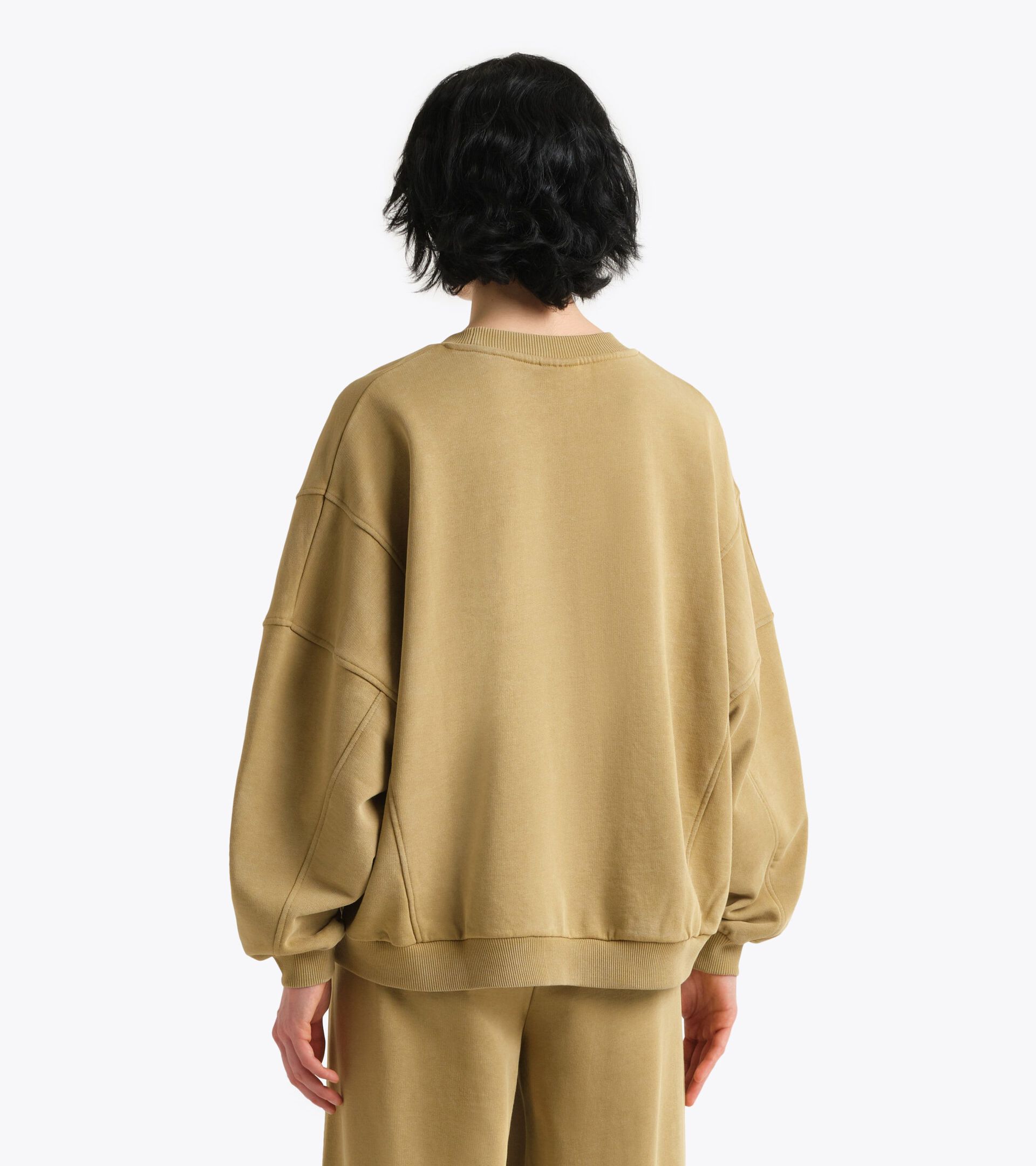 Sweatshirt aus schwere Baumwolle im Retrostil - Damen
 L. SWEAT AVENUE LAB KAKI - Diadora