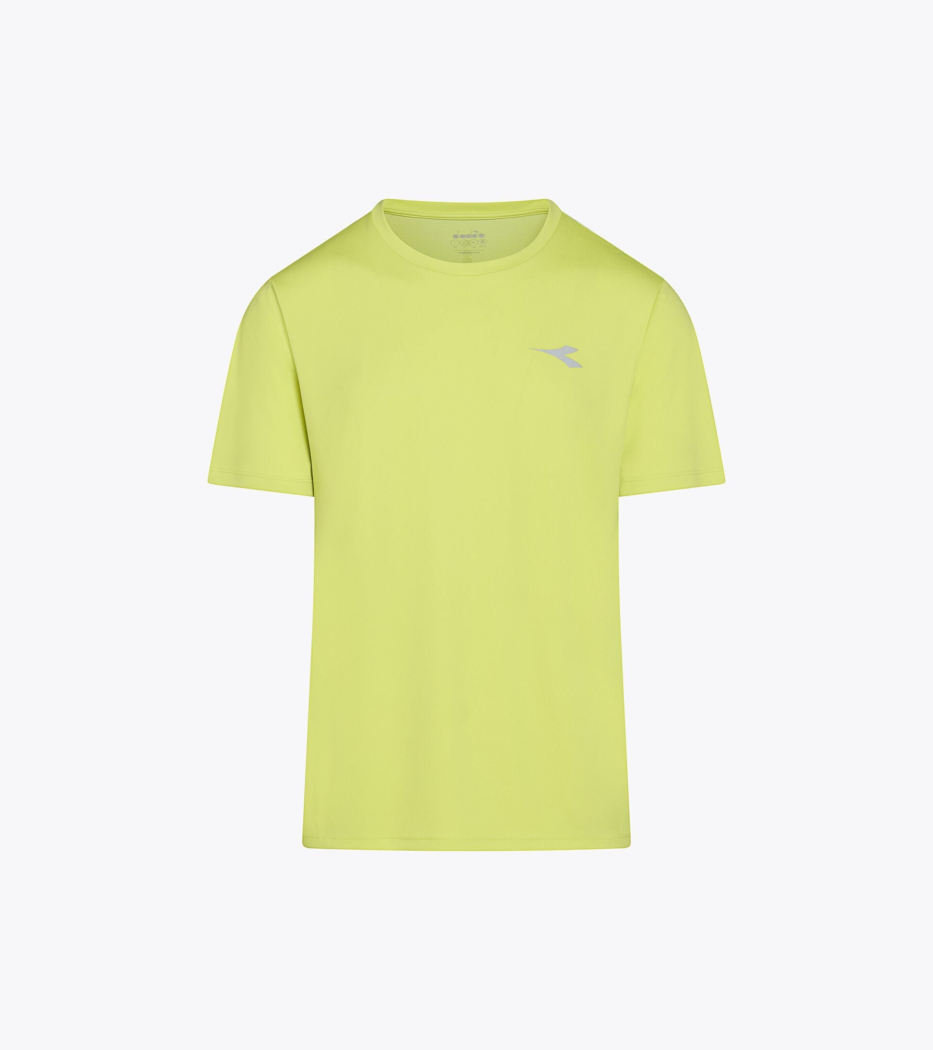 Sports t-shirt - Men RUN SS T-SHIRT WILD LIME GREEN - Diadora