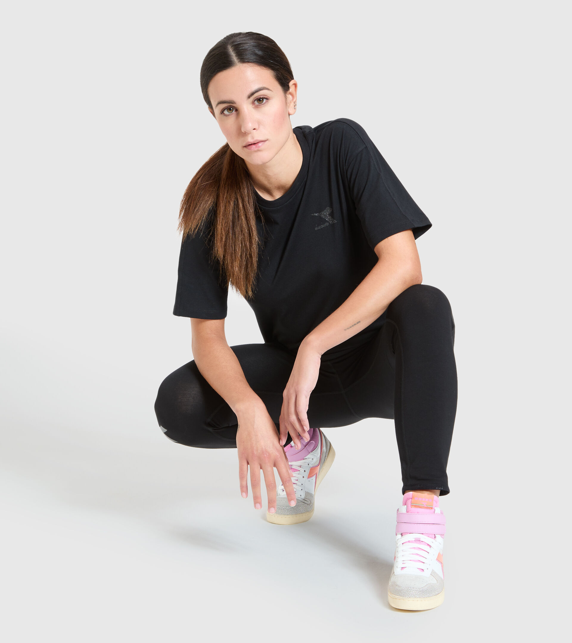 T-shirt - Women L.T-SHIRT SS BLINK BLACK - Diadora