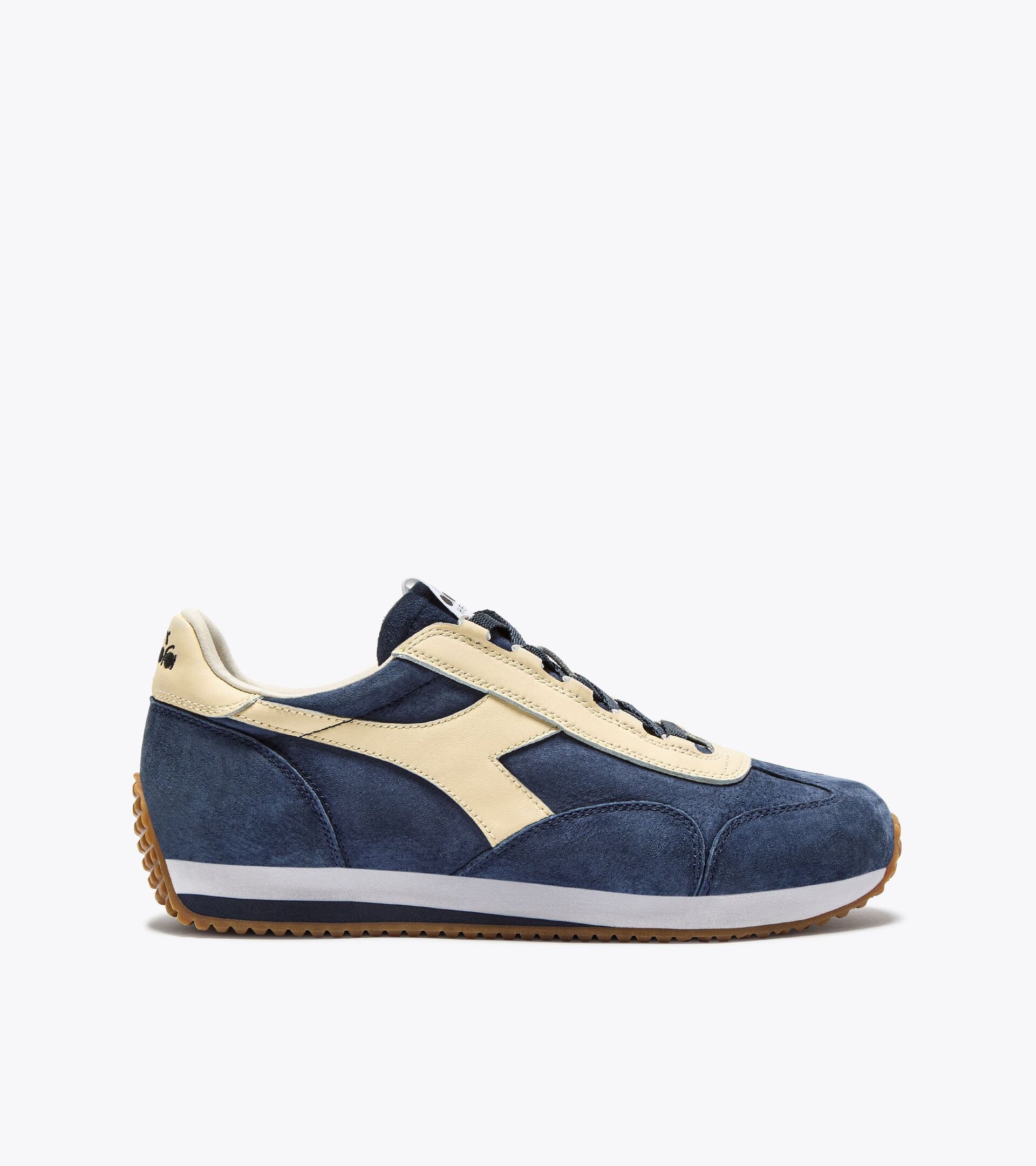 Heritage low-profile leather sneaker - All-gender EQUIPE '75 SW BLUE CASPIAN SEA - Diadora