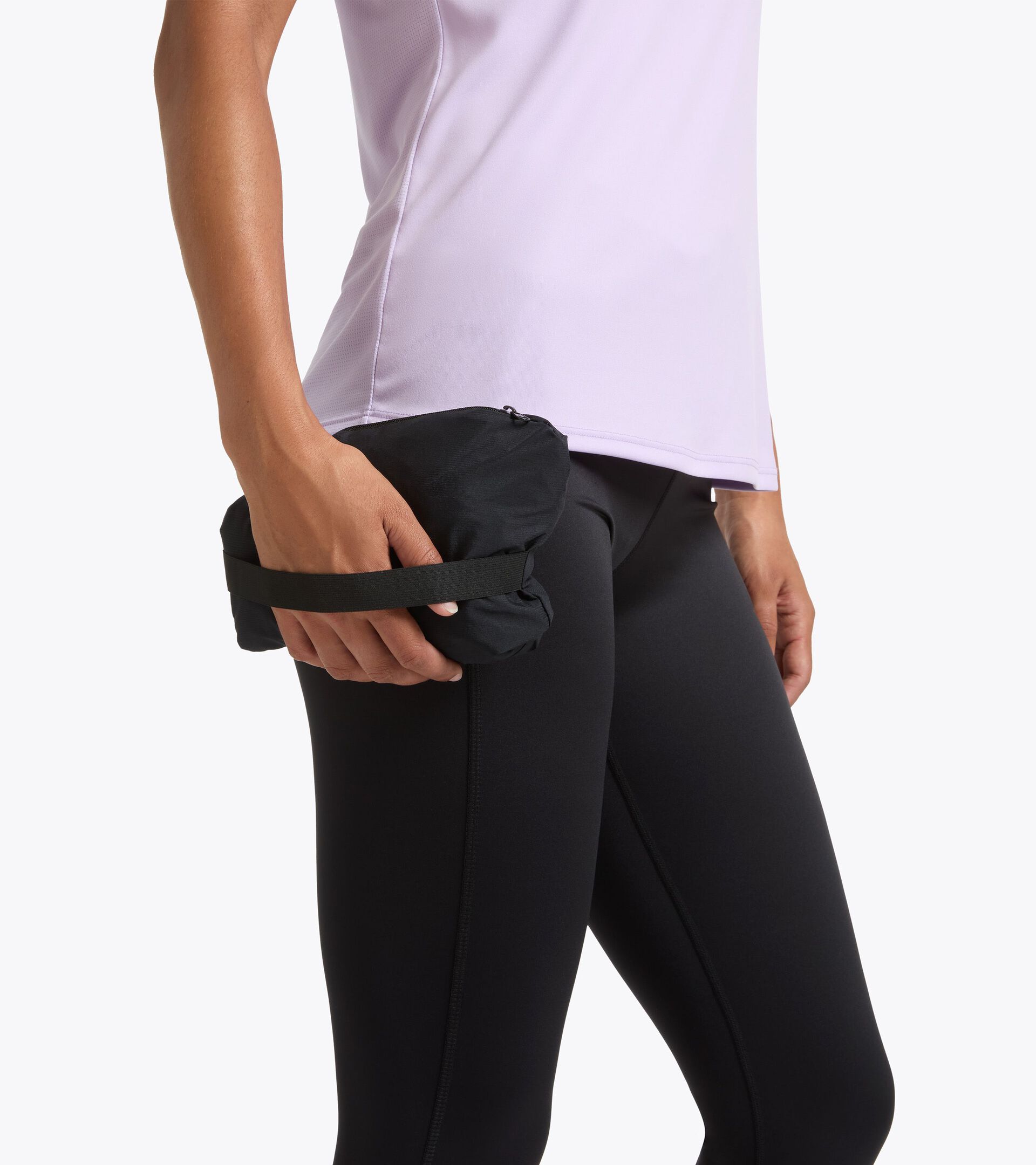 Running-Leggings in 3/4-L&auml;nge - Training - Damen RUN 3/4 TIGHTS W SCHWARZ - Diadora