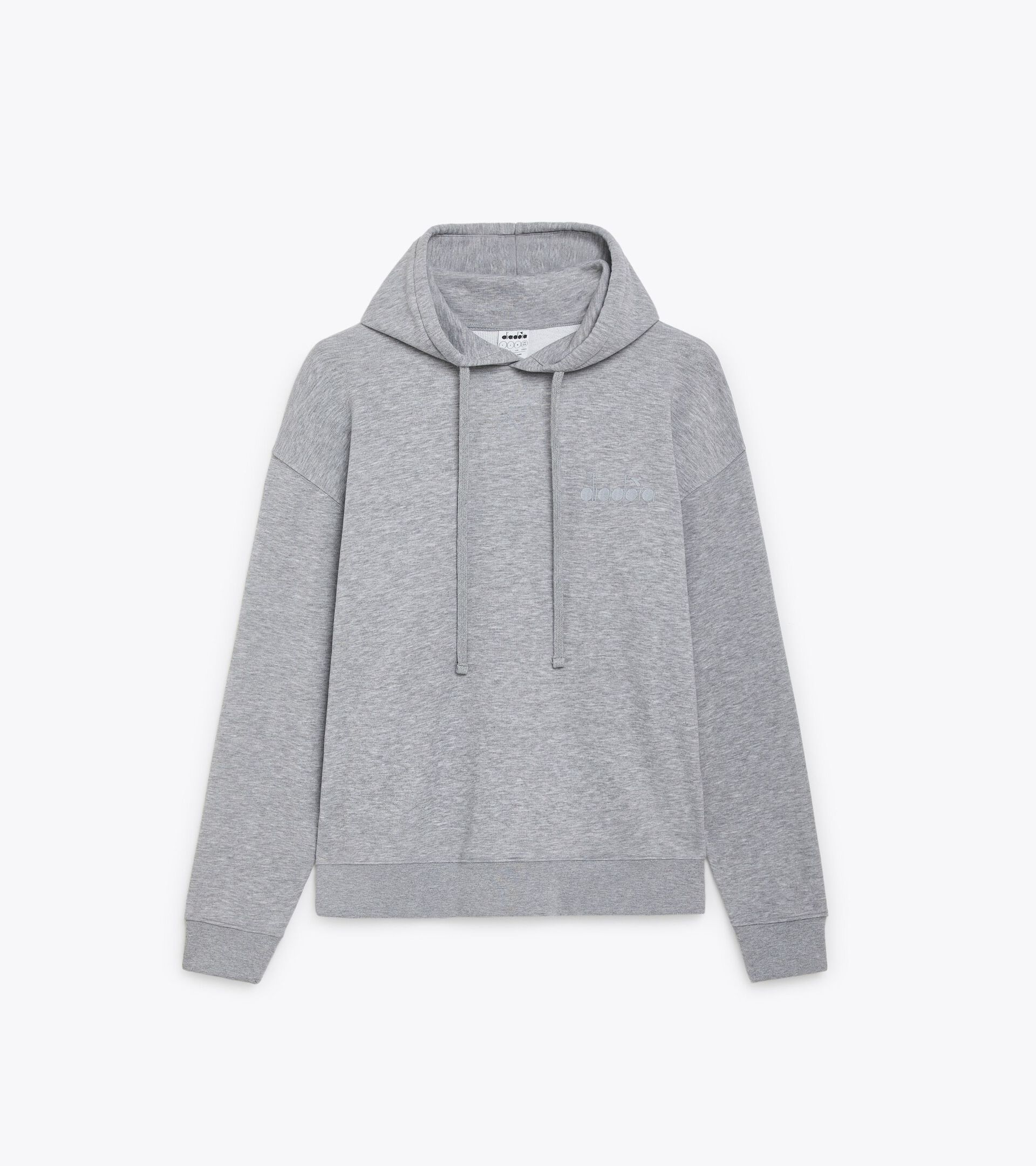 Hoodie - Gender Neutral HOODIE ATHL. LOGO HIGH RISE MELANGE - Diadora