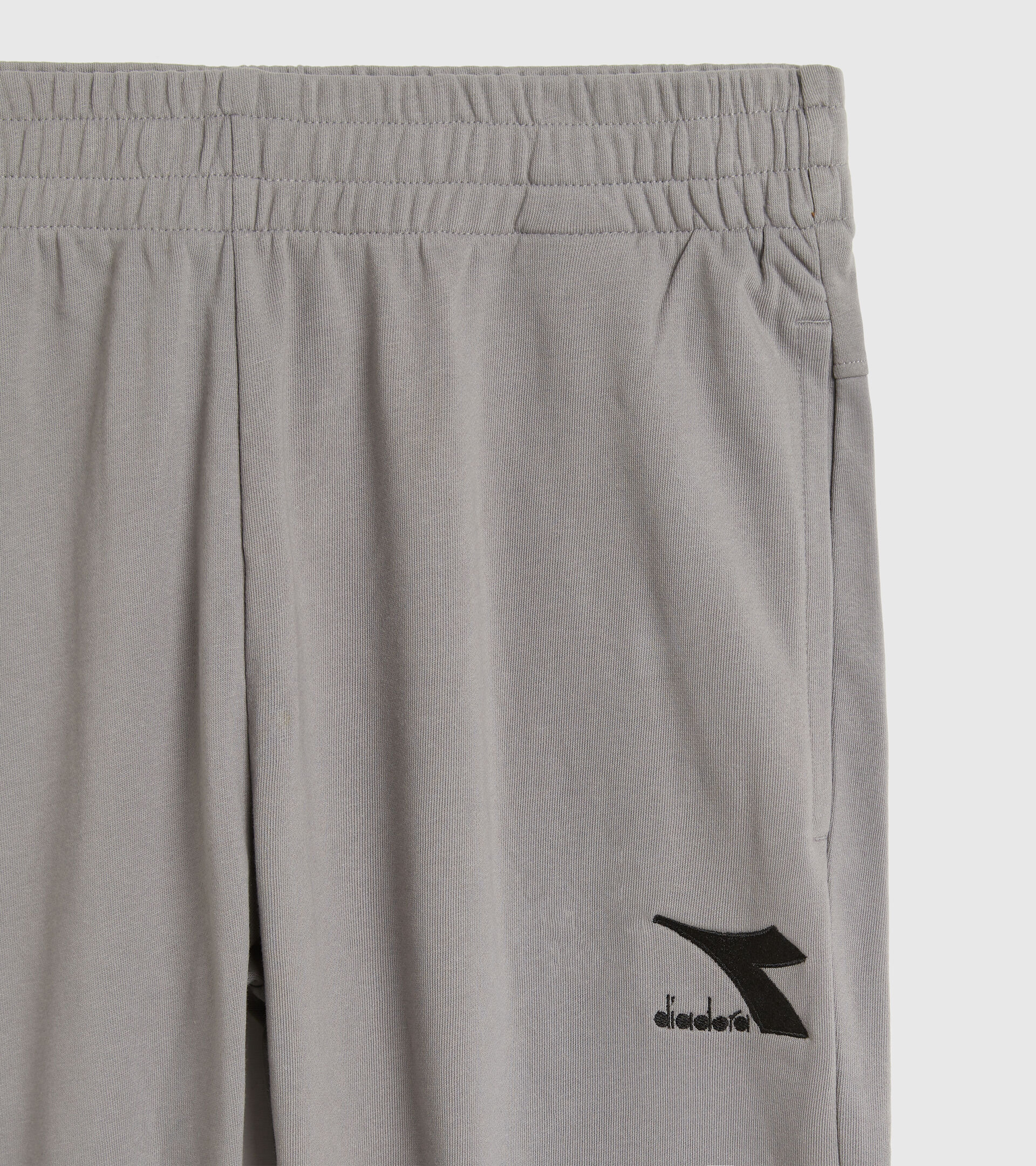Cotton terrycloth sports trousers - Men PANT CUFF CORE GRAY MOUSE - Diadora