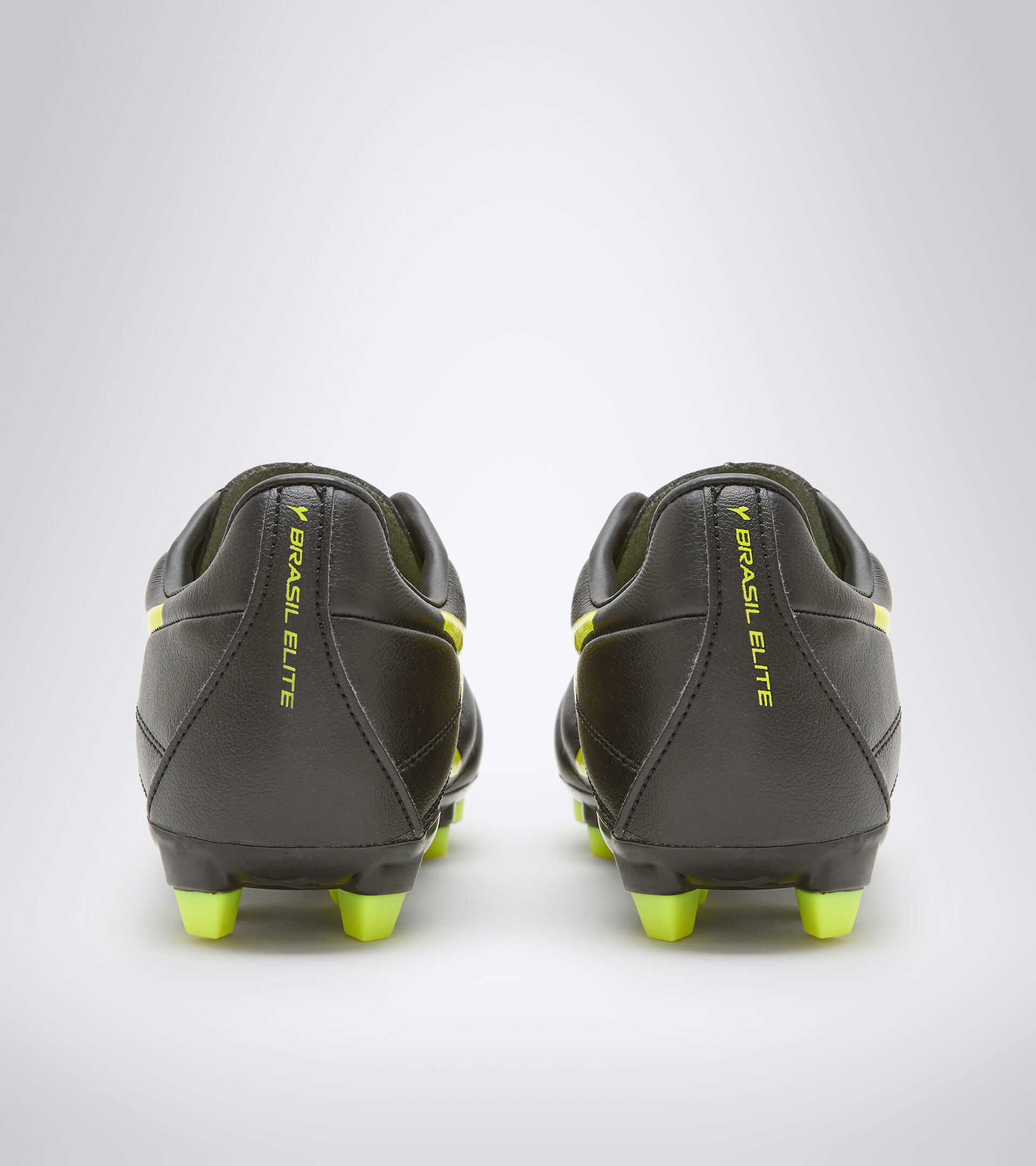 Football boots - Junior BRASIL ELITE 2 LT LPU Y BLACK/FLUO YELLOW DIADORA - Diadora