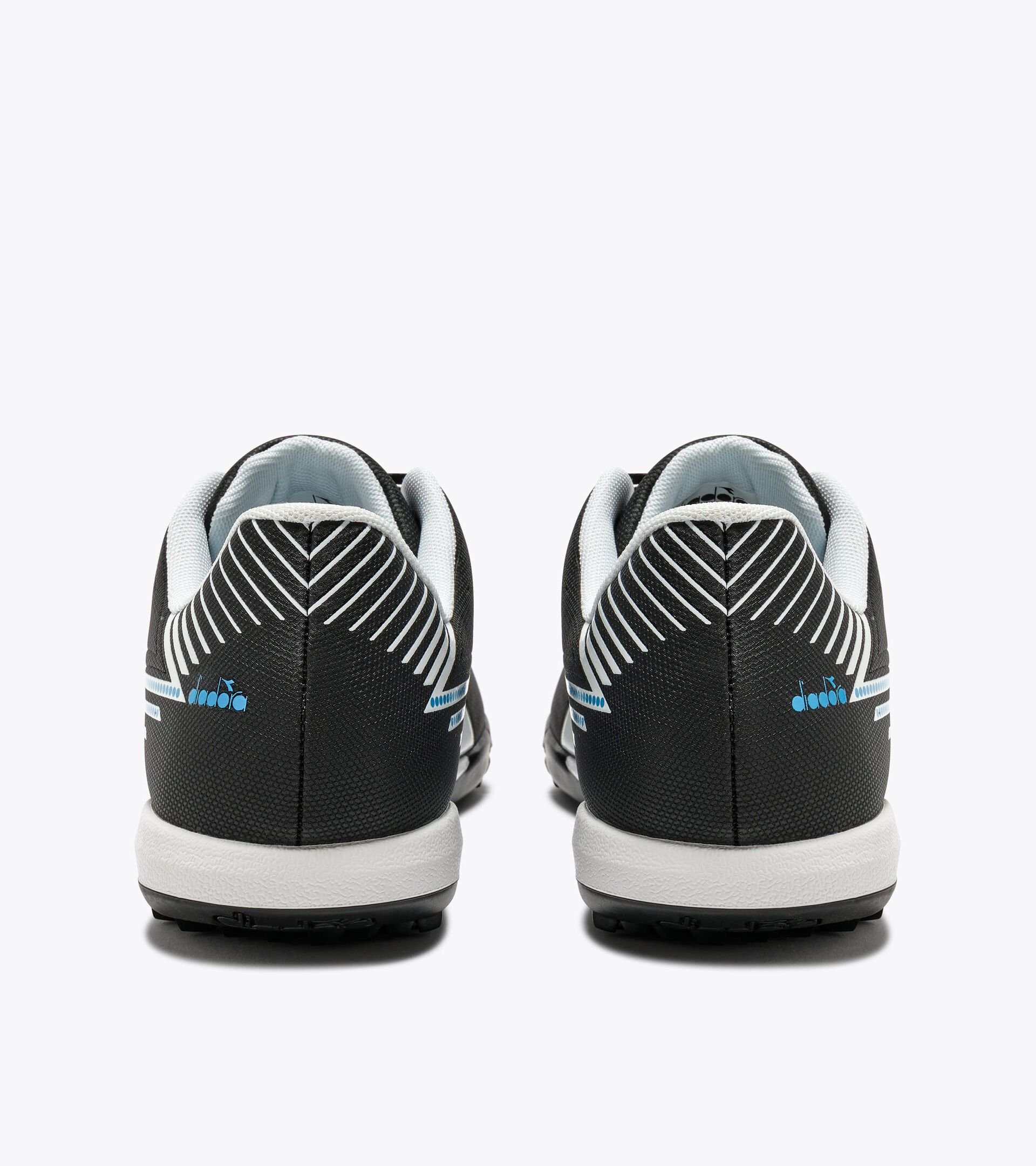 Calcio boots for synthetic grounds - Men&rsquo;s PICHICHI 8 TFR BLACK/WHITE/BLUE FLUO - Diadora