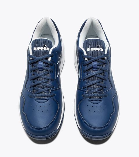 VOLEE 6, BLEU INSIGNES/BLANC Chaussures de tennis - Homme VOLEE 6 BLEU INSIGNES/BLANC - Diadora