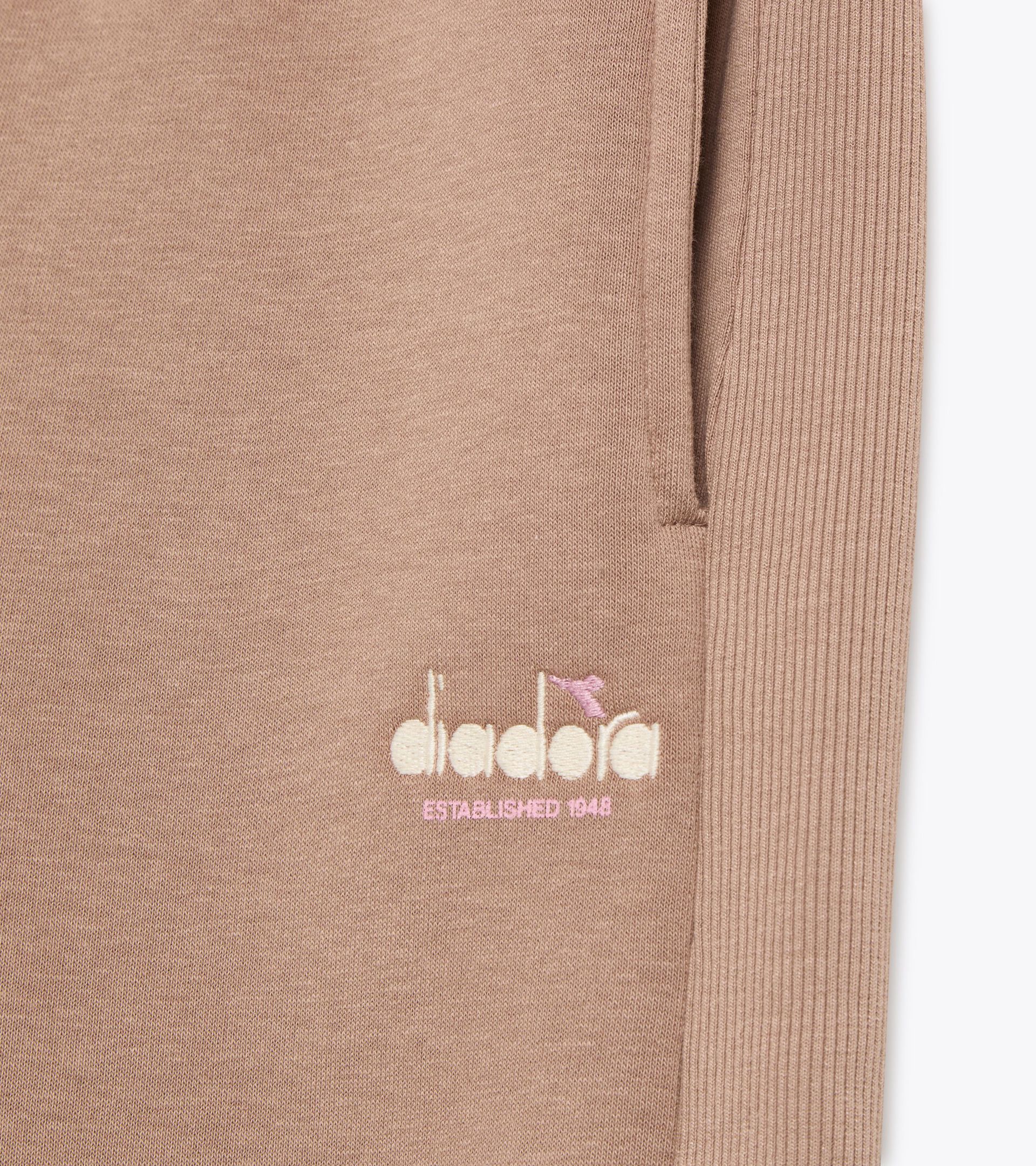 Fleece sweatpants - Adjustable fit -  Women’s
 L. PANTS ATHL. LOGO LIGHT BROWN HAZELNUT - Diadora