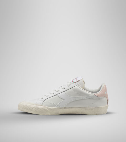MELODY LEATHER DIRTY, BIANCO/ROSA NUVOLA Chaussures de sport - Unisexe MELODY LEATHER DIRTY BIANCO/ROSA NUVOLA - Diadora