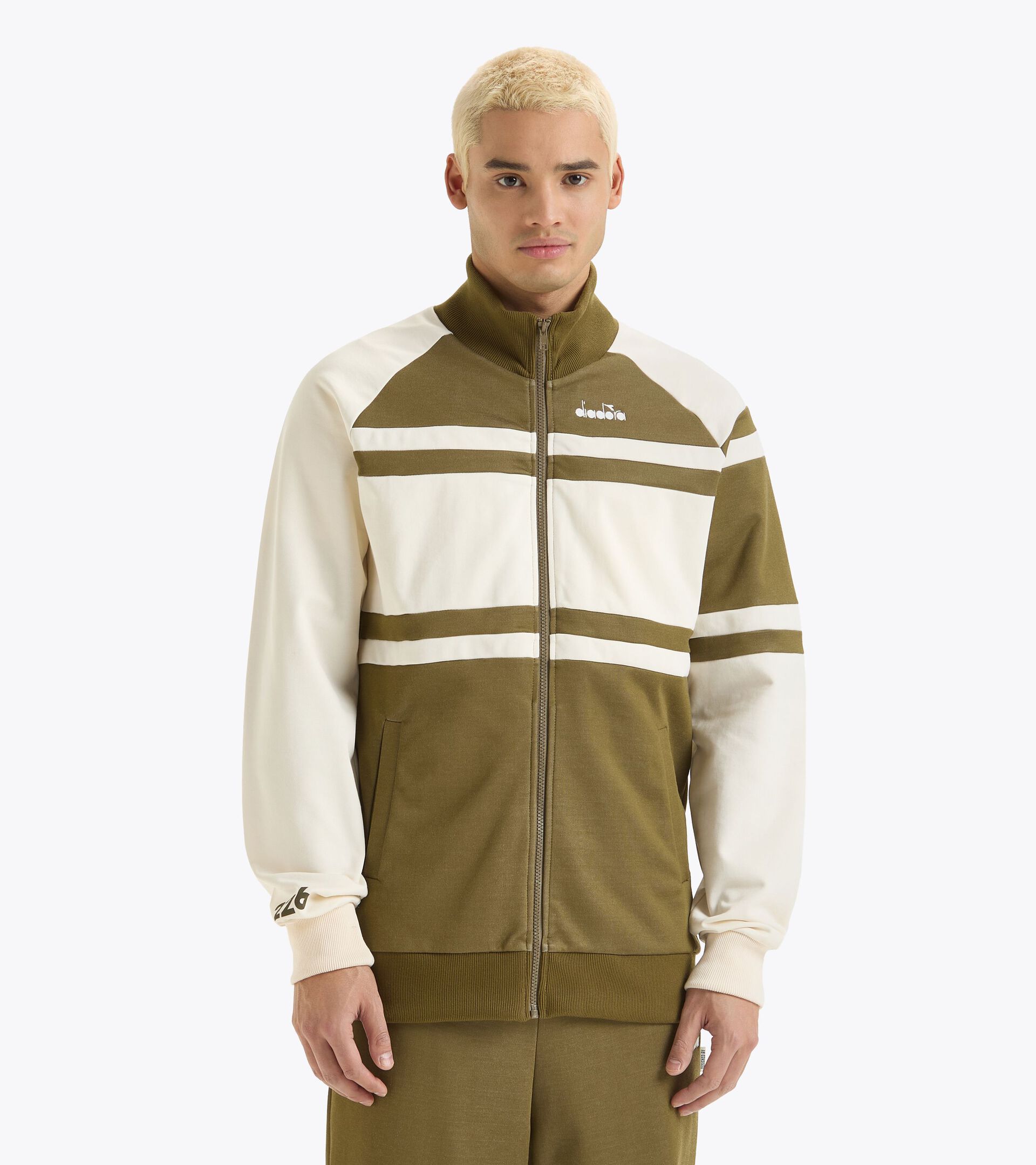 Sportjacke - genderneutral JACKET 80S MILITAROLIV - Diadora