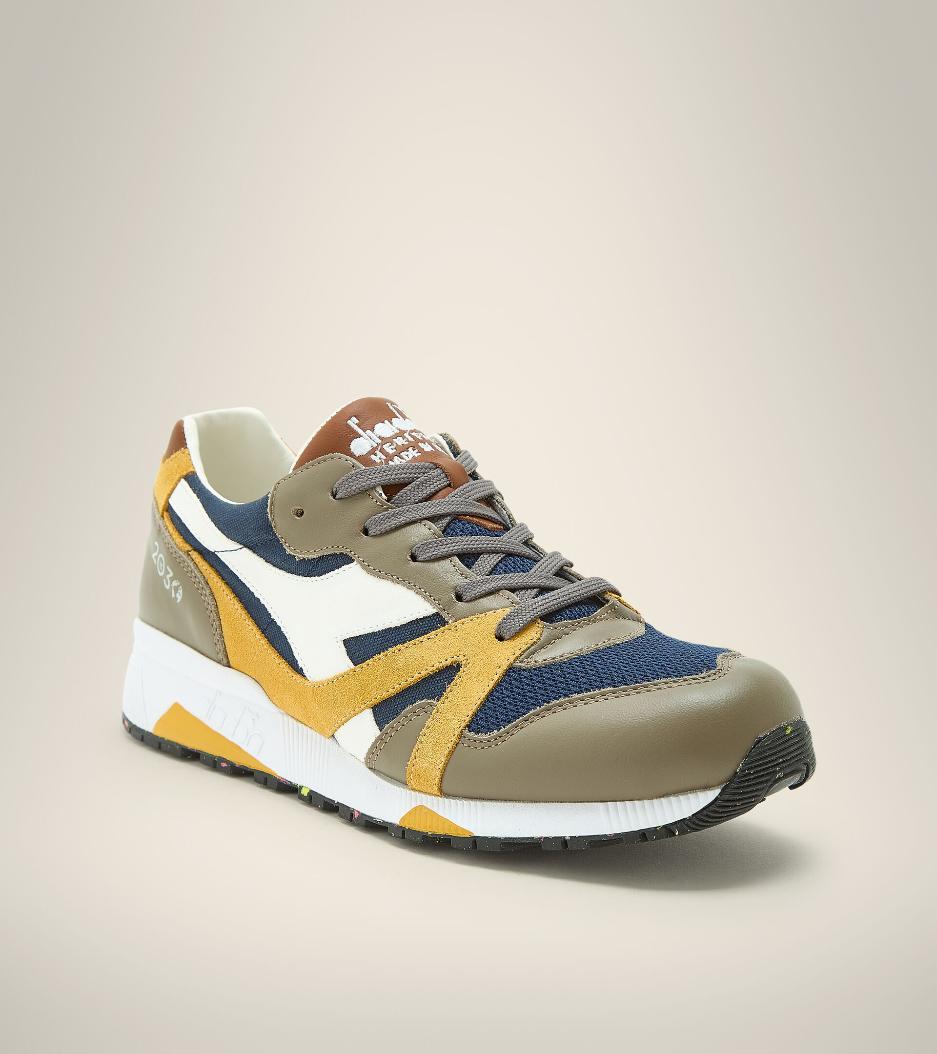 Made in Italy Heritage Shoe - Men N9000 2030 ITALIA BRUSHED NICKEL - Diadora