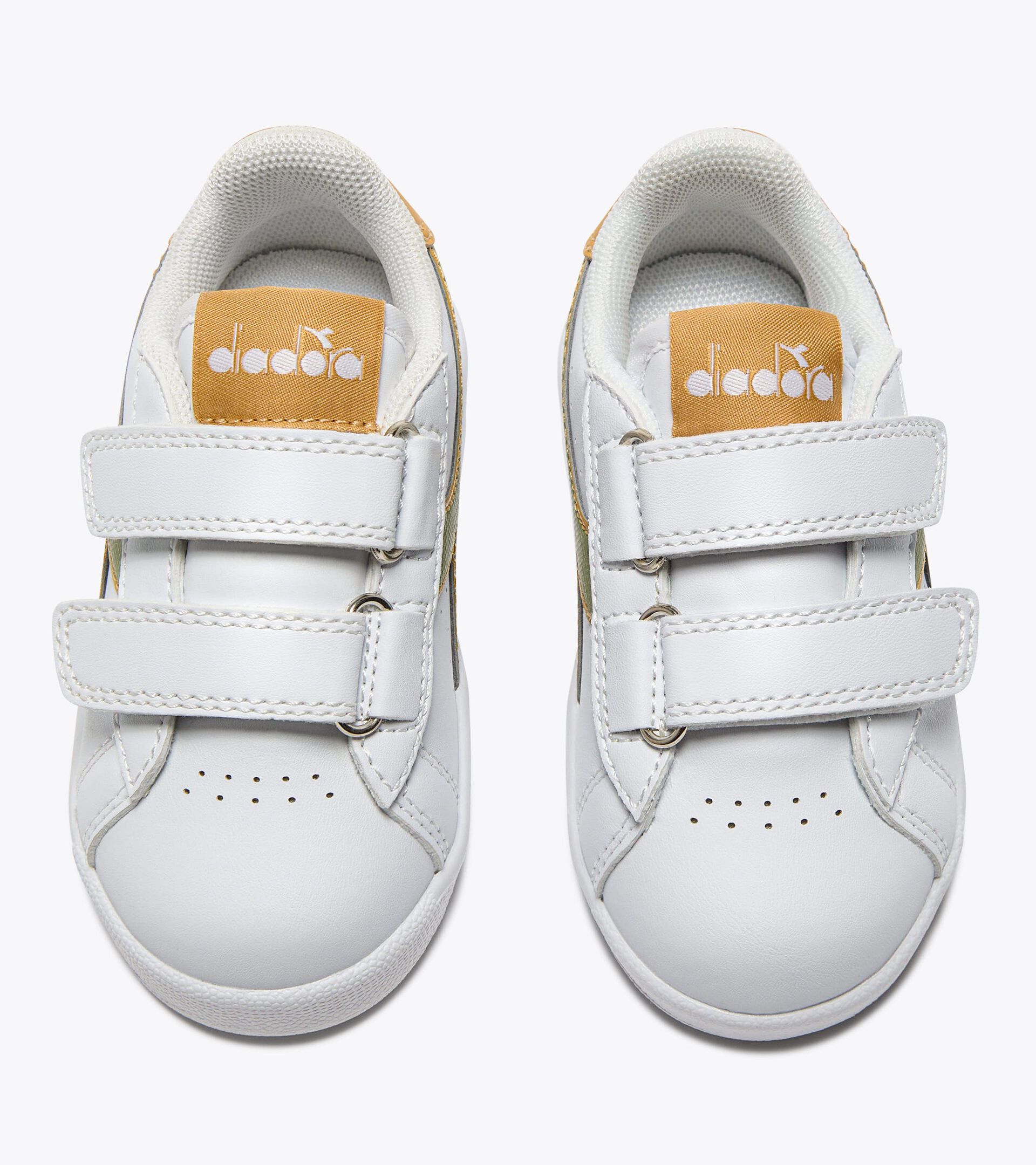 Sports shoes - Toddlers 1-4 years GAME P TD WHITE/CALLISTE GREEN - Diadora