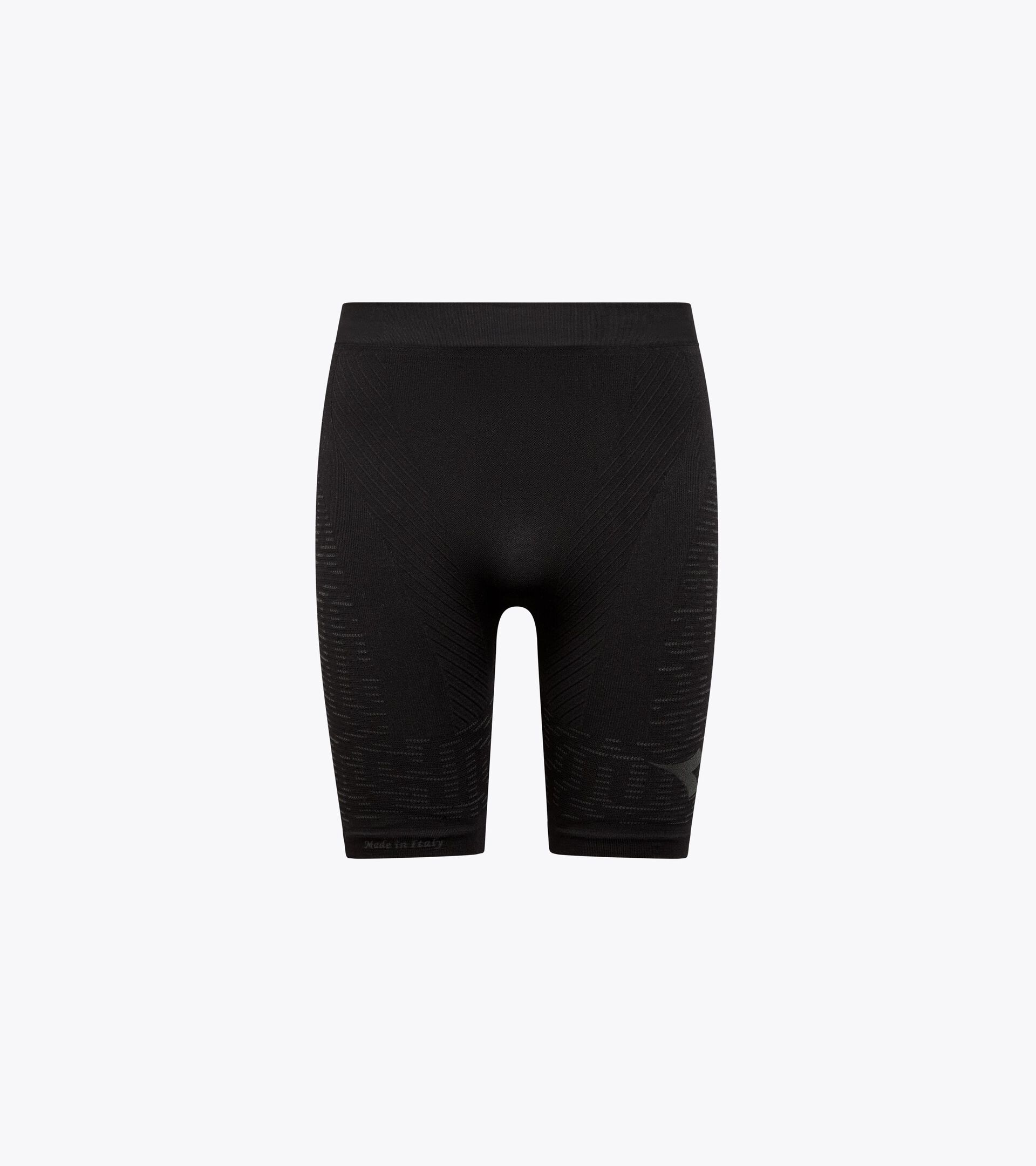 Technical shorts for temperature control -  Running - Men’s STRATOUNO HALF-TIGHT BLACK - Diadora