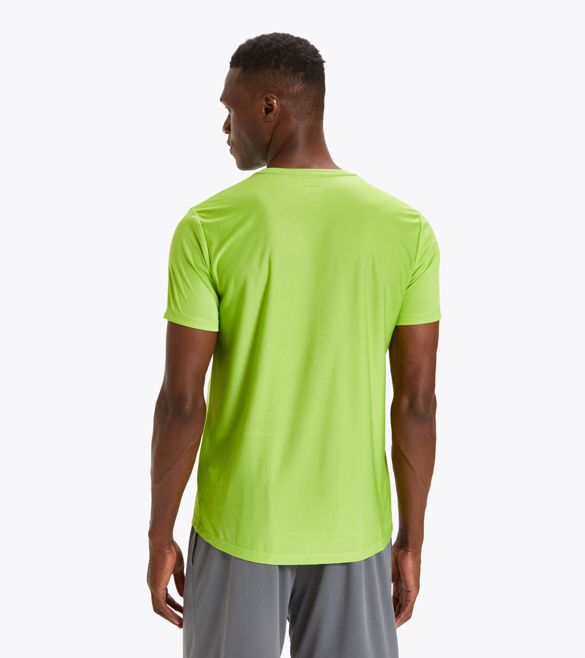 Running T-shirt - Men SS CORE TEE LIME GREEN - Diadora