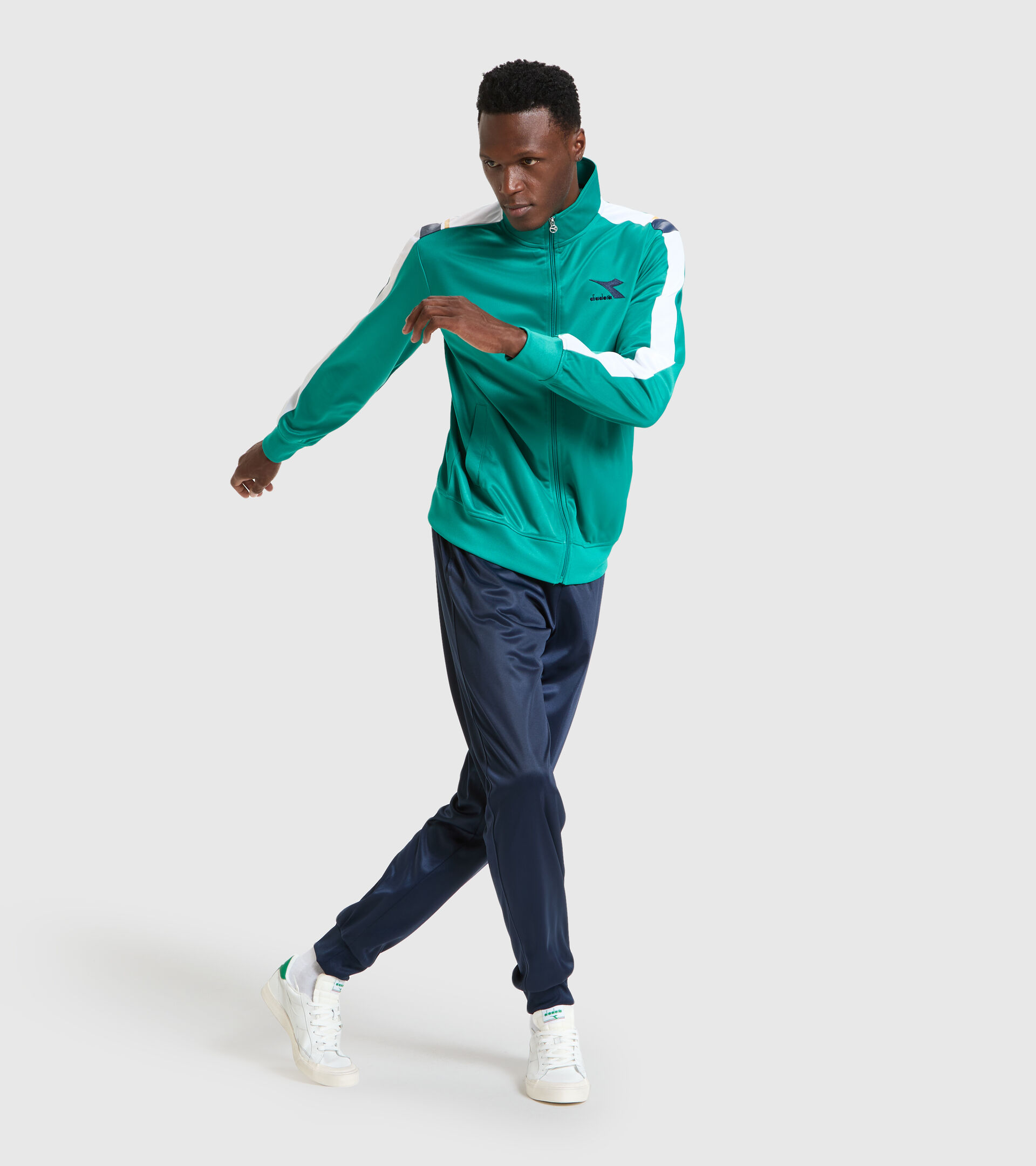 Tracksuit - Men TRACKSUIT FZ CHROMIA GREEN SHADOW - Diadora