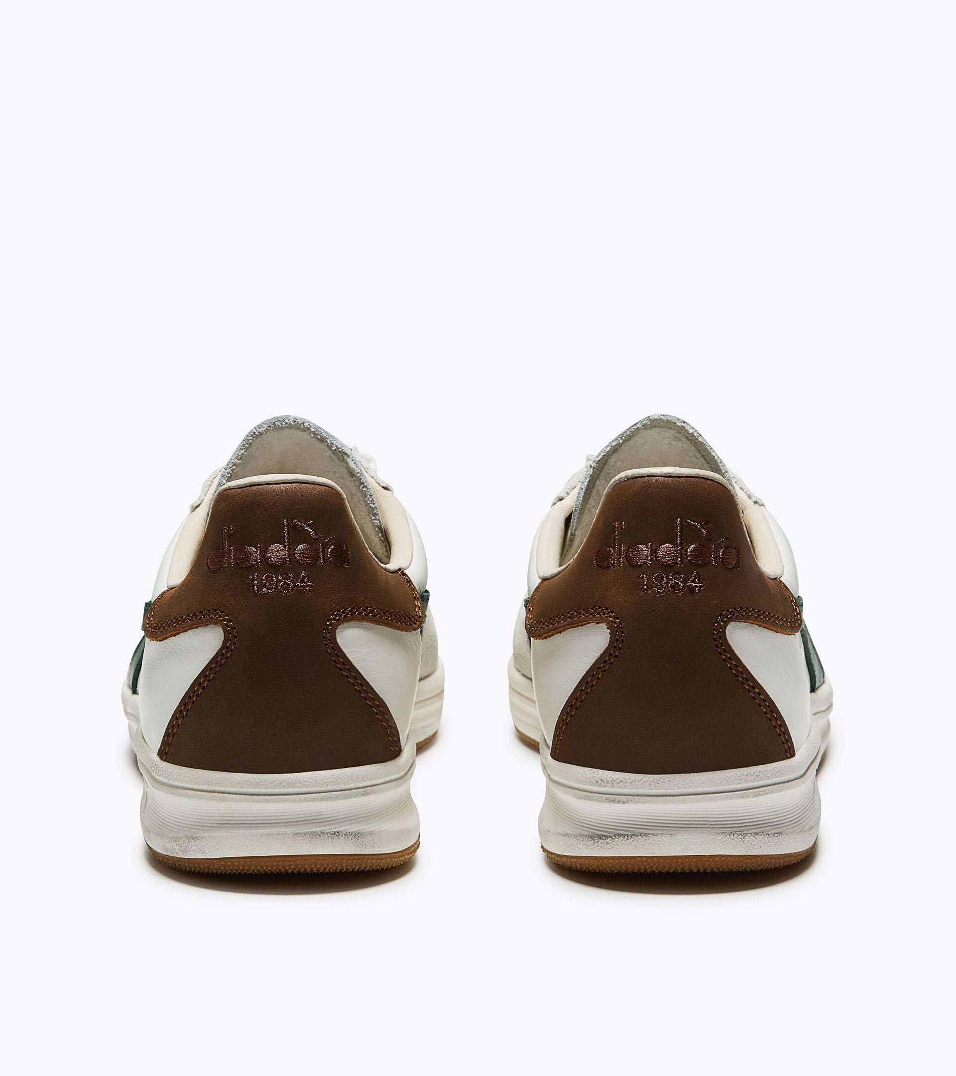 Heritage Leather Sneaker - All-gender B.ELITE SPORTY WHITE/PINENEEDLE - Diadora