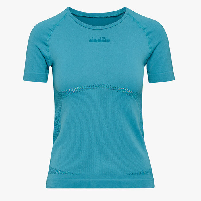 L. SS SKIN FRIENDLY T-SHIRT, SKY-BLUE STREAM, large