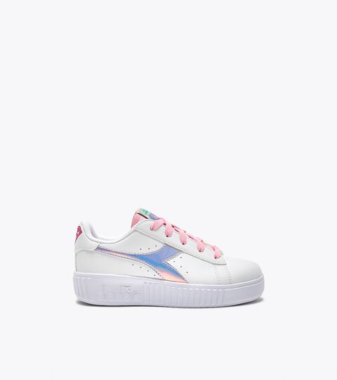 Sports sneaker - Girls - 4 to 8 years old GAME STEP  P PS SUPERGIRL WHITE/ORCHID ICE - Diadora