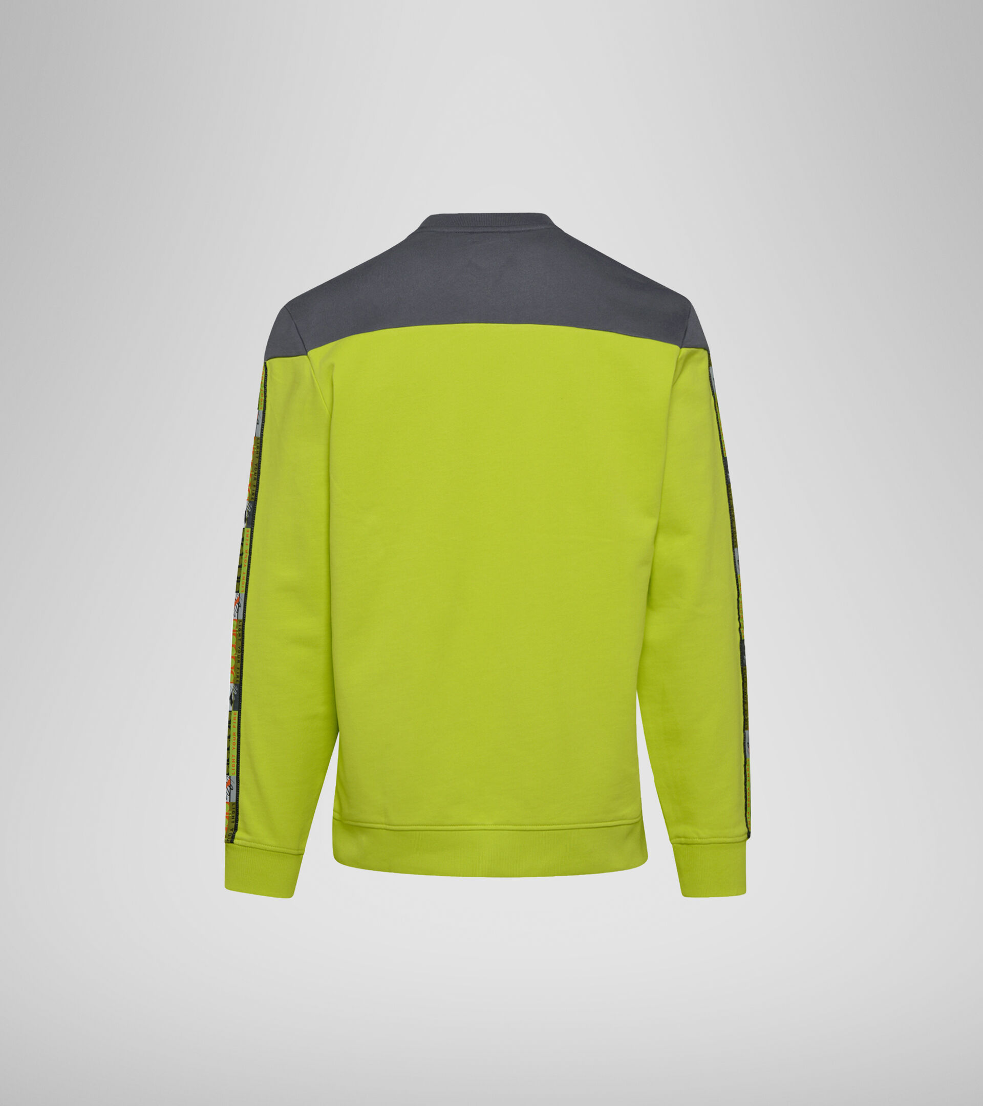 Crew-neck sweatshirt - Unisex SWEATSHIRT CREW 5PALLE OFFSIDE V LIME PUNCH - Diadora