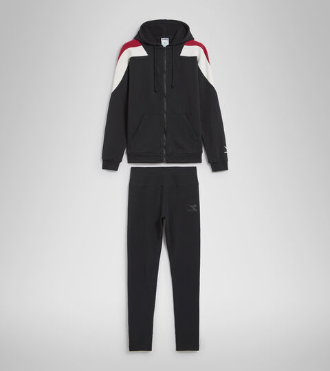 L.TRACKSUIT HD FZ CORE, BLACK Tracksuit - Women L.TRACKSUIT HD FZ CORE BLACK - Diadora