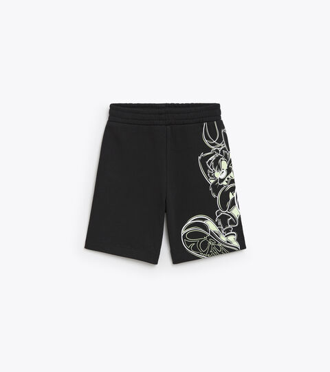 JU.BERMUDA WB, BLACK Cotton bermuda shorts - Boys & Girls JU.BERMUDA WB BLACK - Diadora