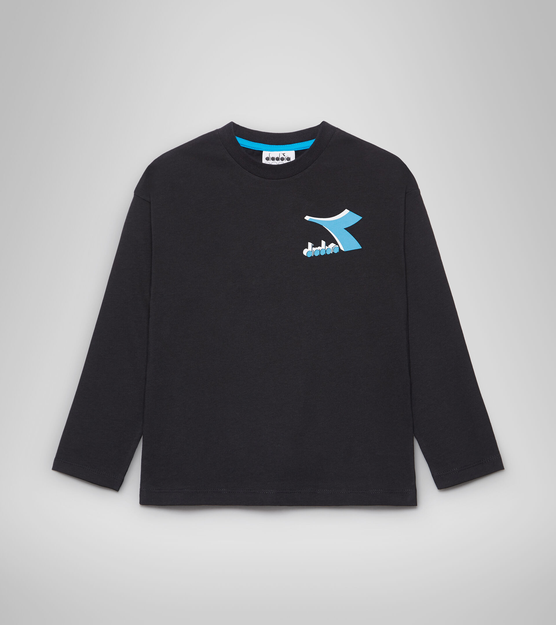 T-shirt - Kids JU.LS T-SHIRT CUBIC BLACK - Diadora