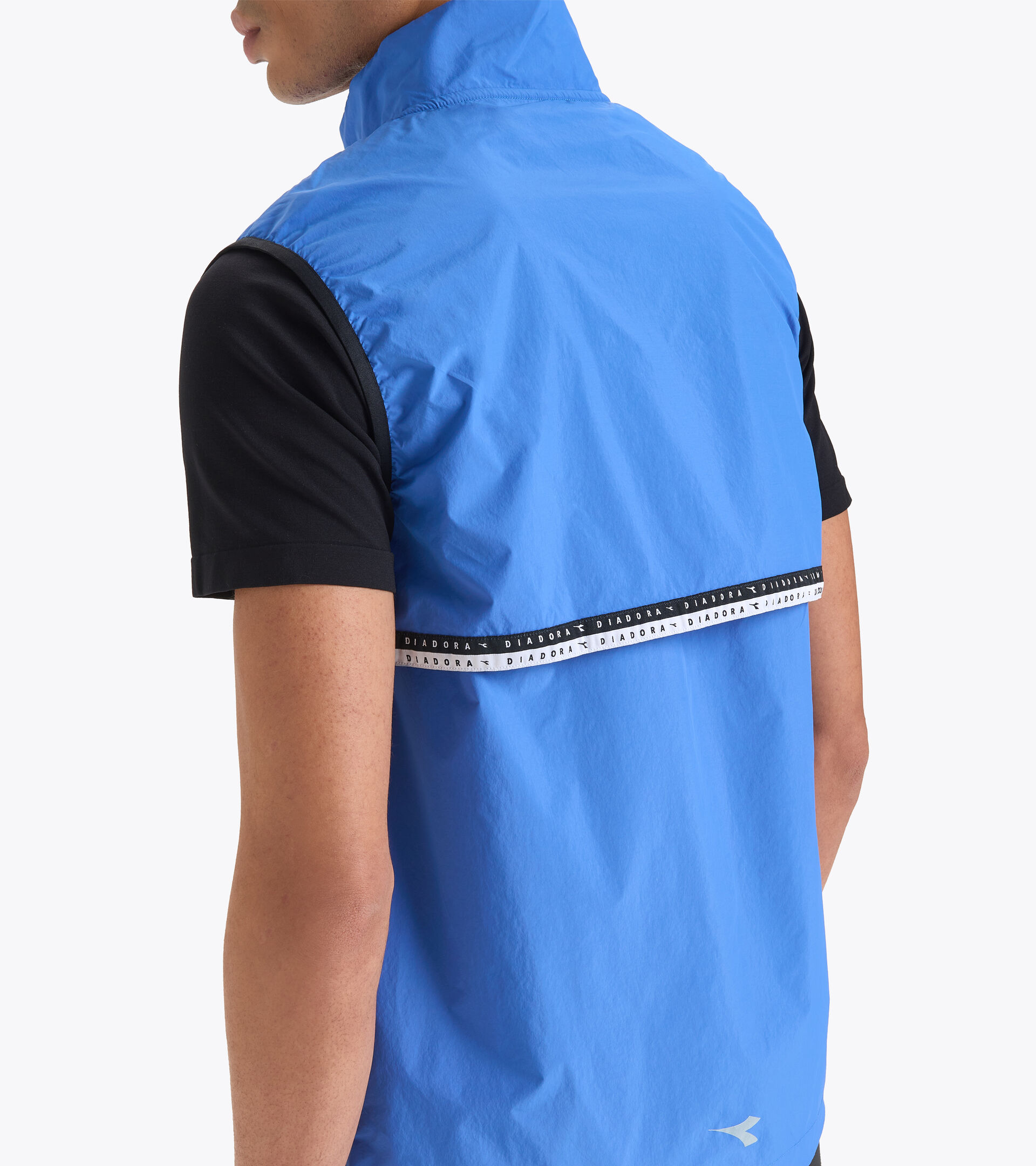 Chaleco cortavientos - Hombre PACKABLE VEST AZUL PALACIO - Diadora