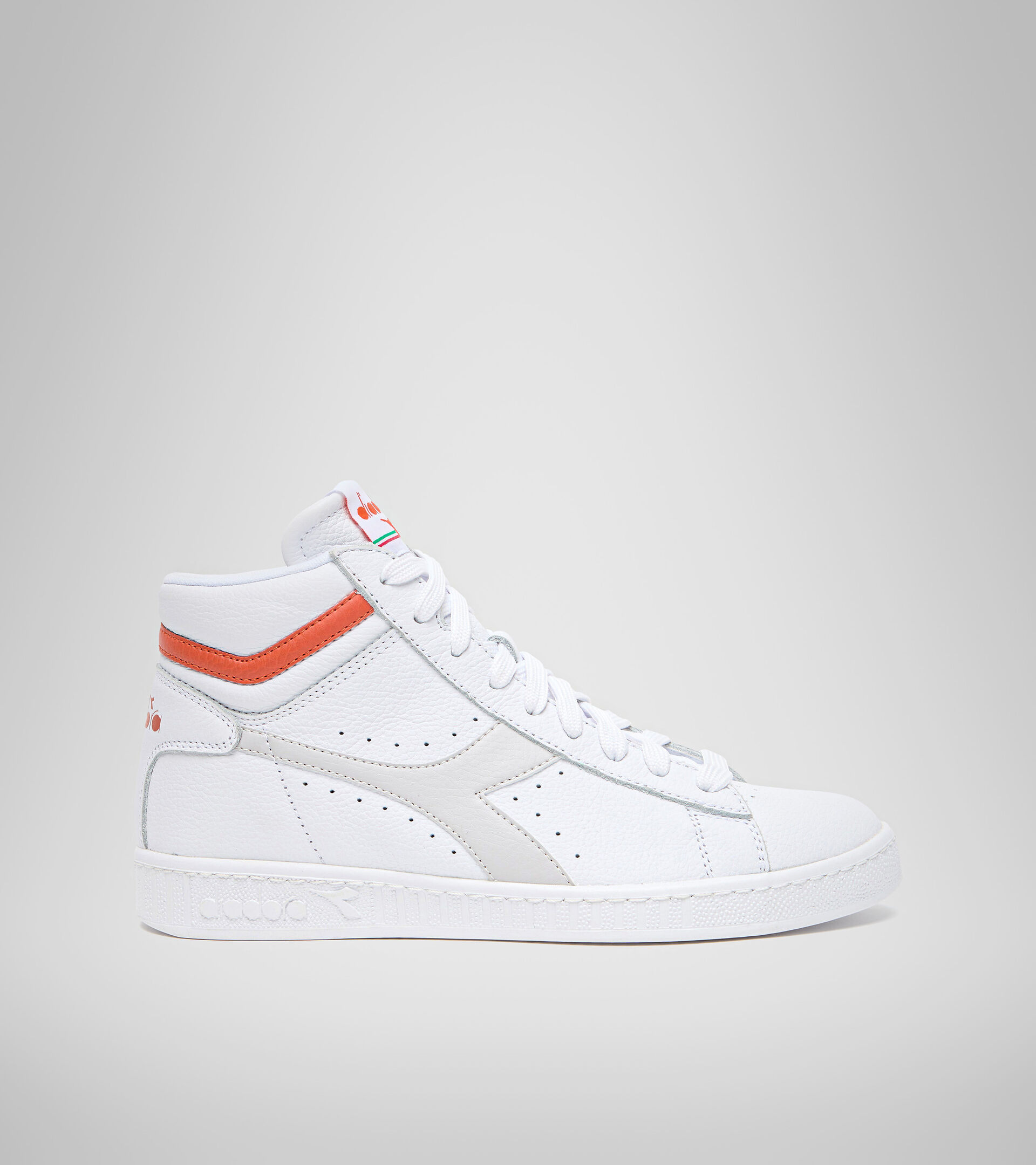 Zapatillas deportivas - Unisex GAME L HIGH OPTICAL BLANCO VIVO/ROJO LIRIO ATIGRAD - Diadora